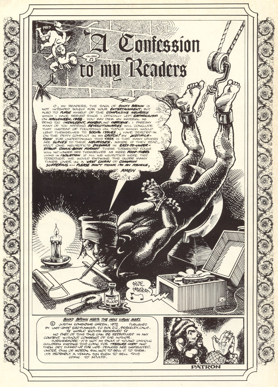 Read online Binky Brown Meets the Holy Virgin Mary comic -  Issue # Full - 3