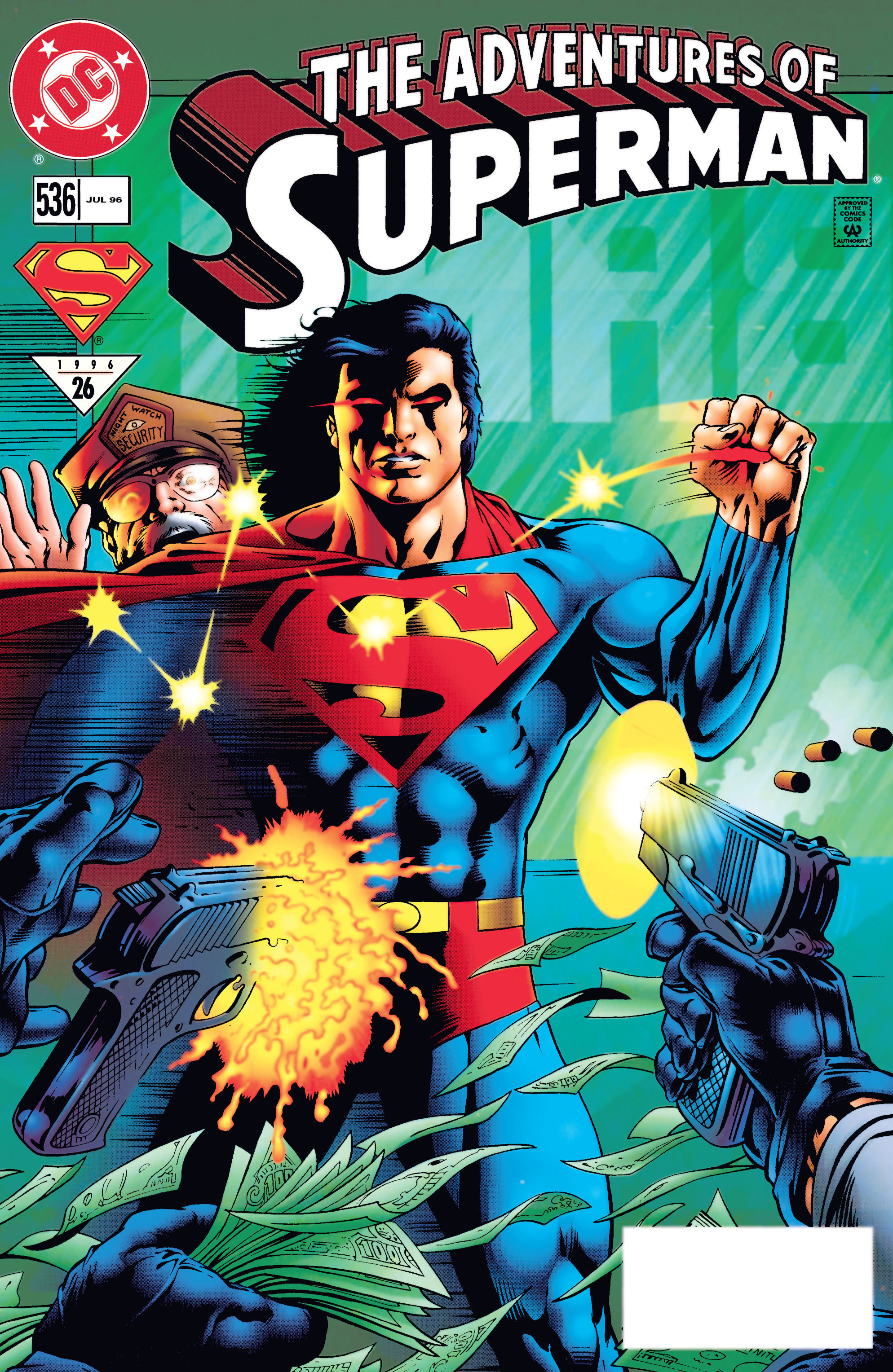 Read online Adventures of Superman (1987) comic -  Issue #536 - 1