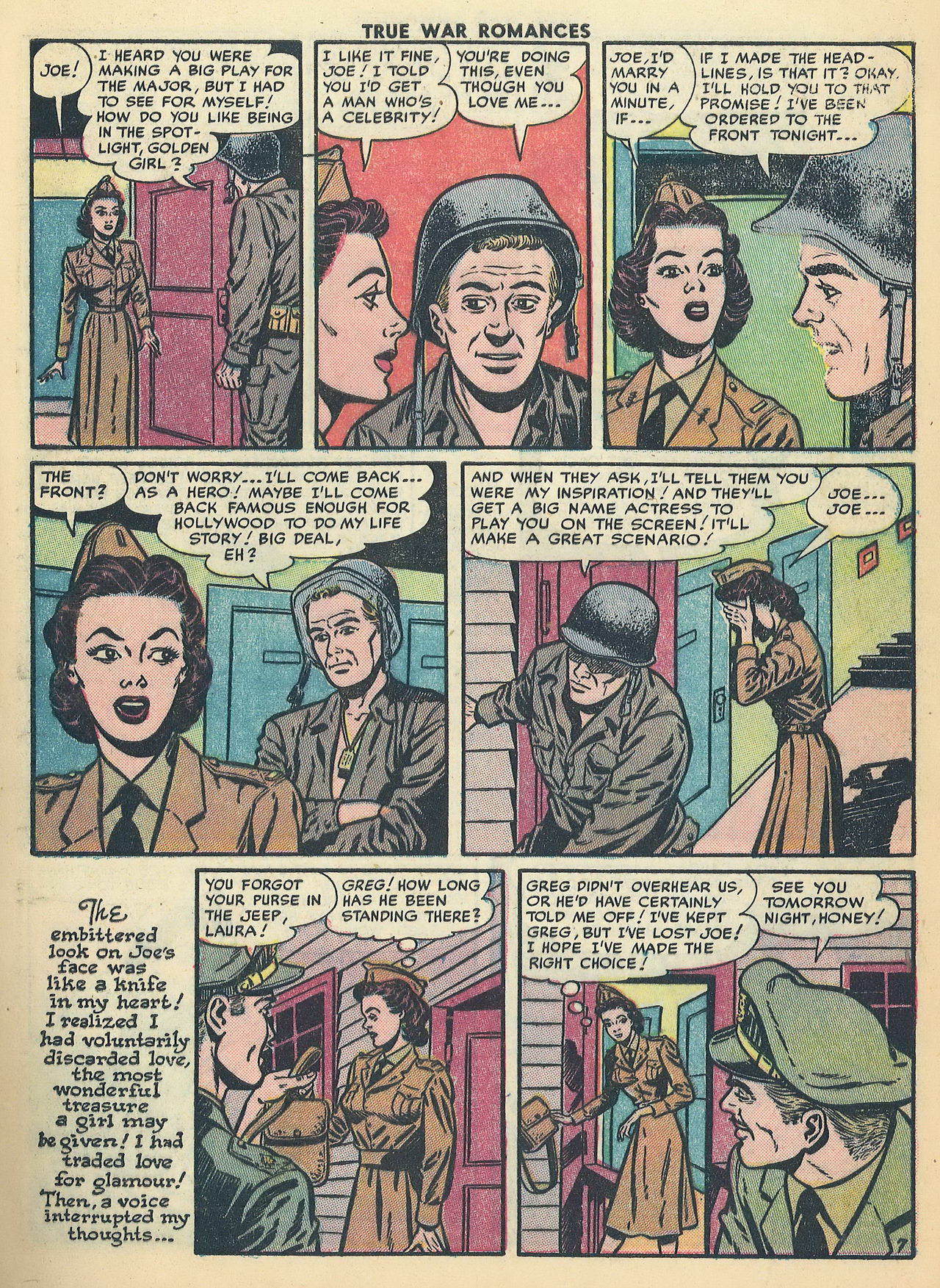 Read online True War Romances comic -  Issue #1 - 9