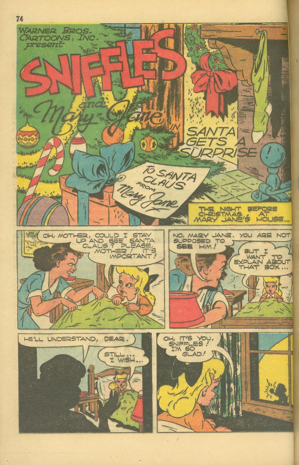 Read online Bugs Bunny's Christmas Funnies comic -  Issue # TPB 1 - 76