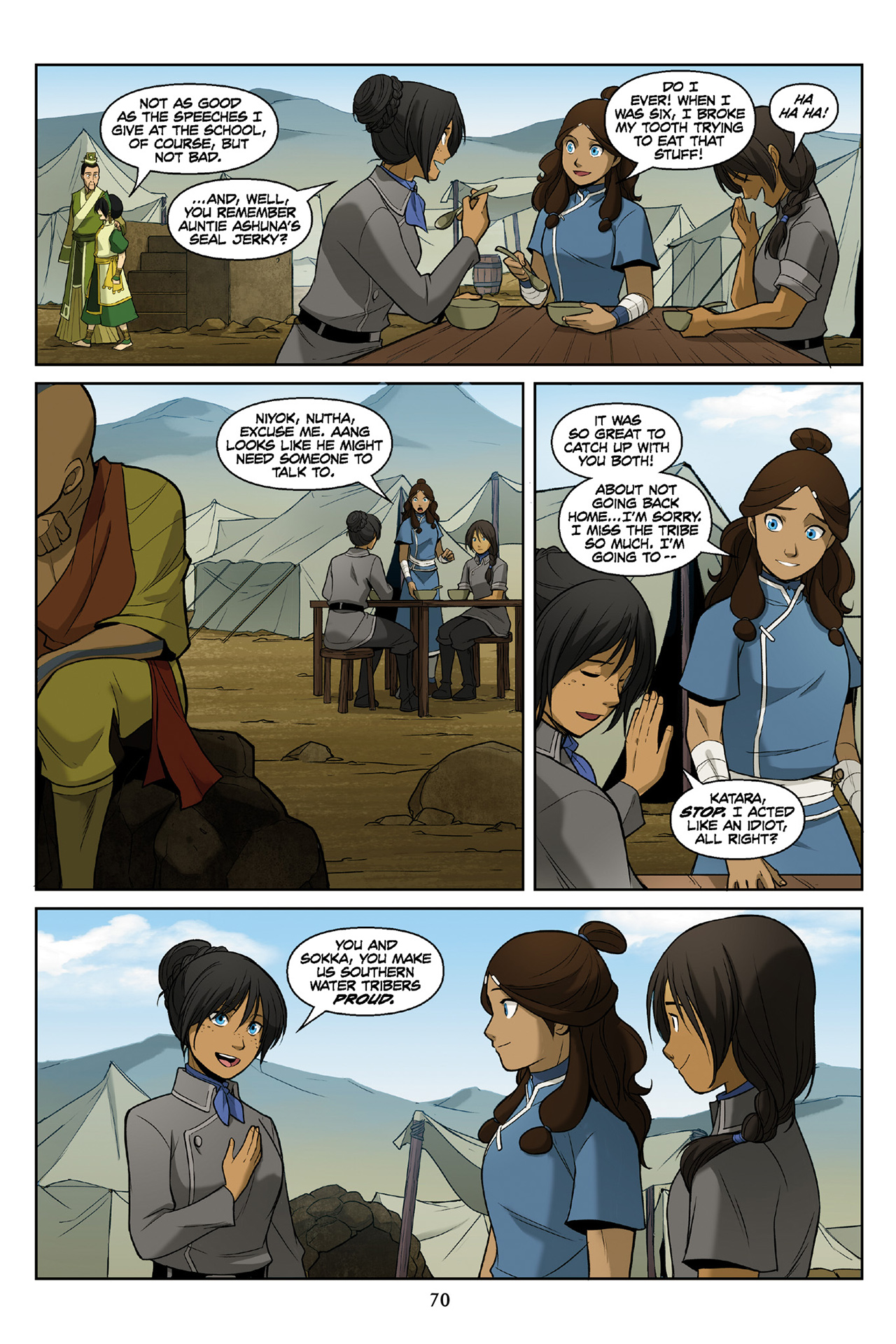 Read online Nickelodeon Avatar: The Last Airbender - The Rift comic -  Issue # Part 3 - 71