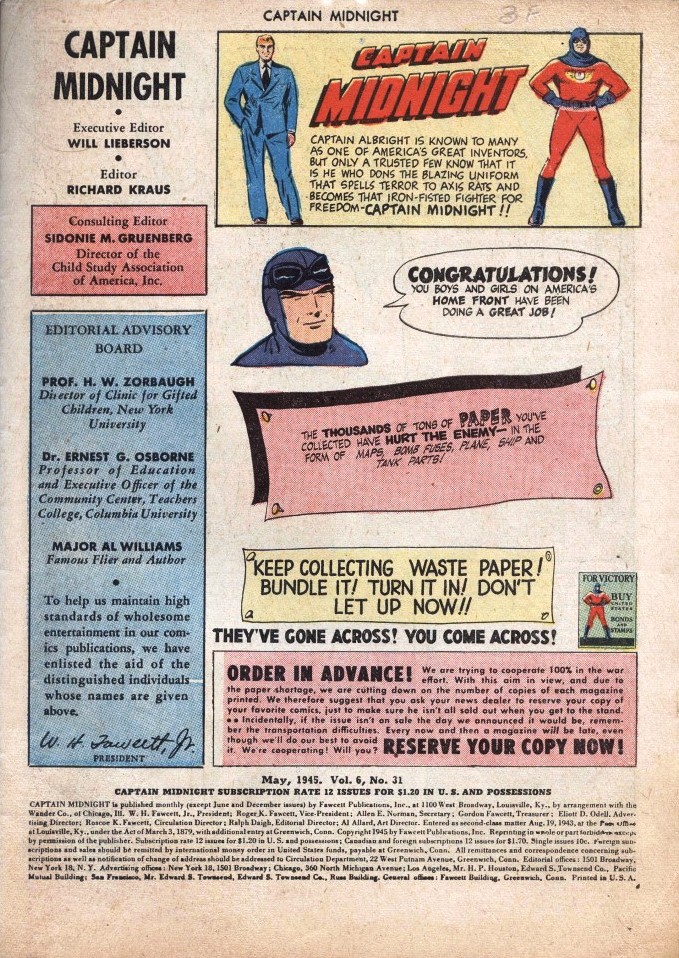 Read online Captain Midnight (1942) comic -  Issue #31 - 2