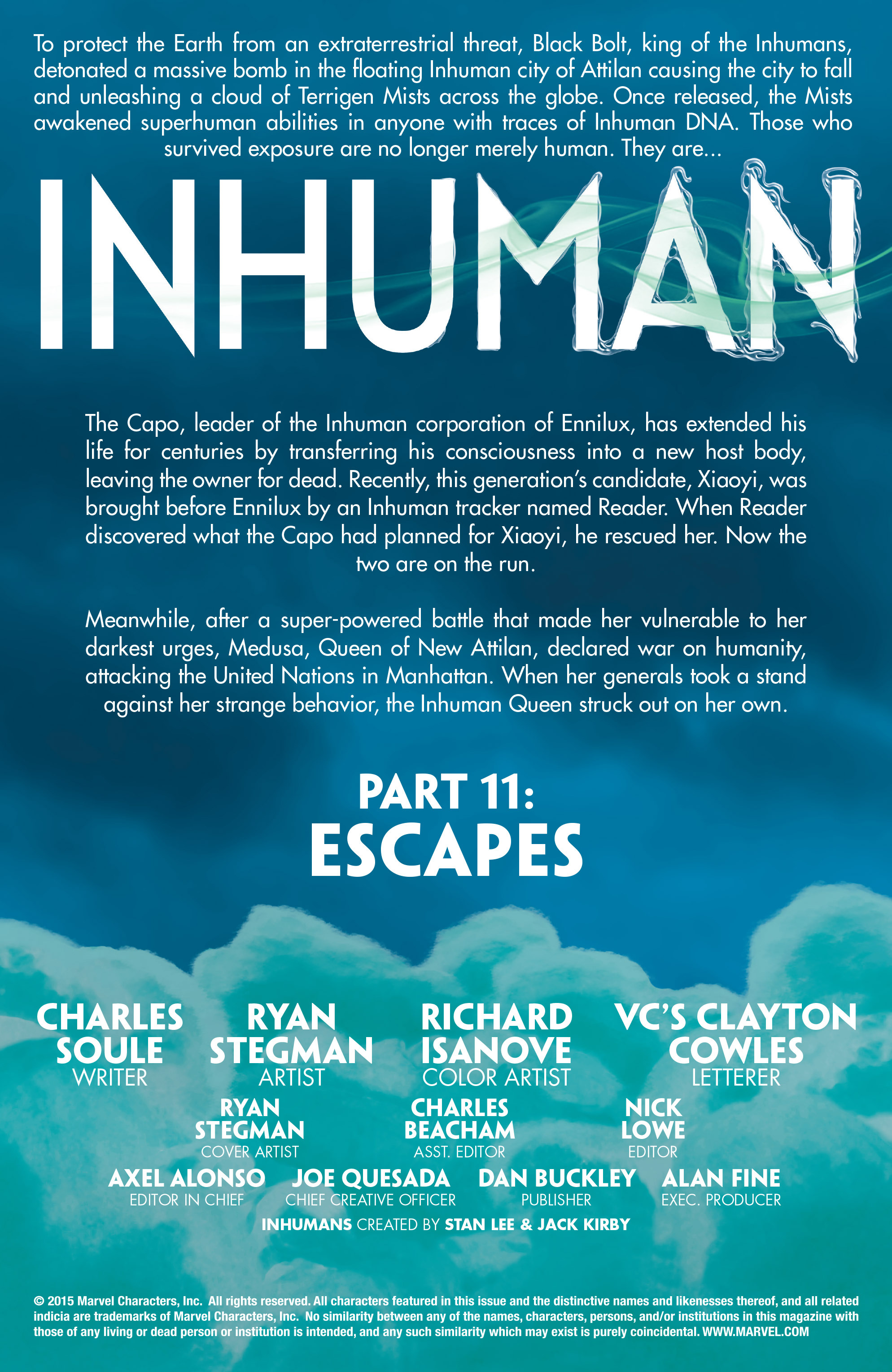 Read online Inhuman (2014) comic -  Issue #11 - 2