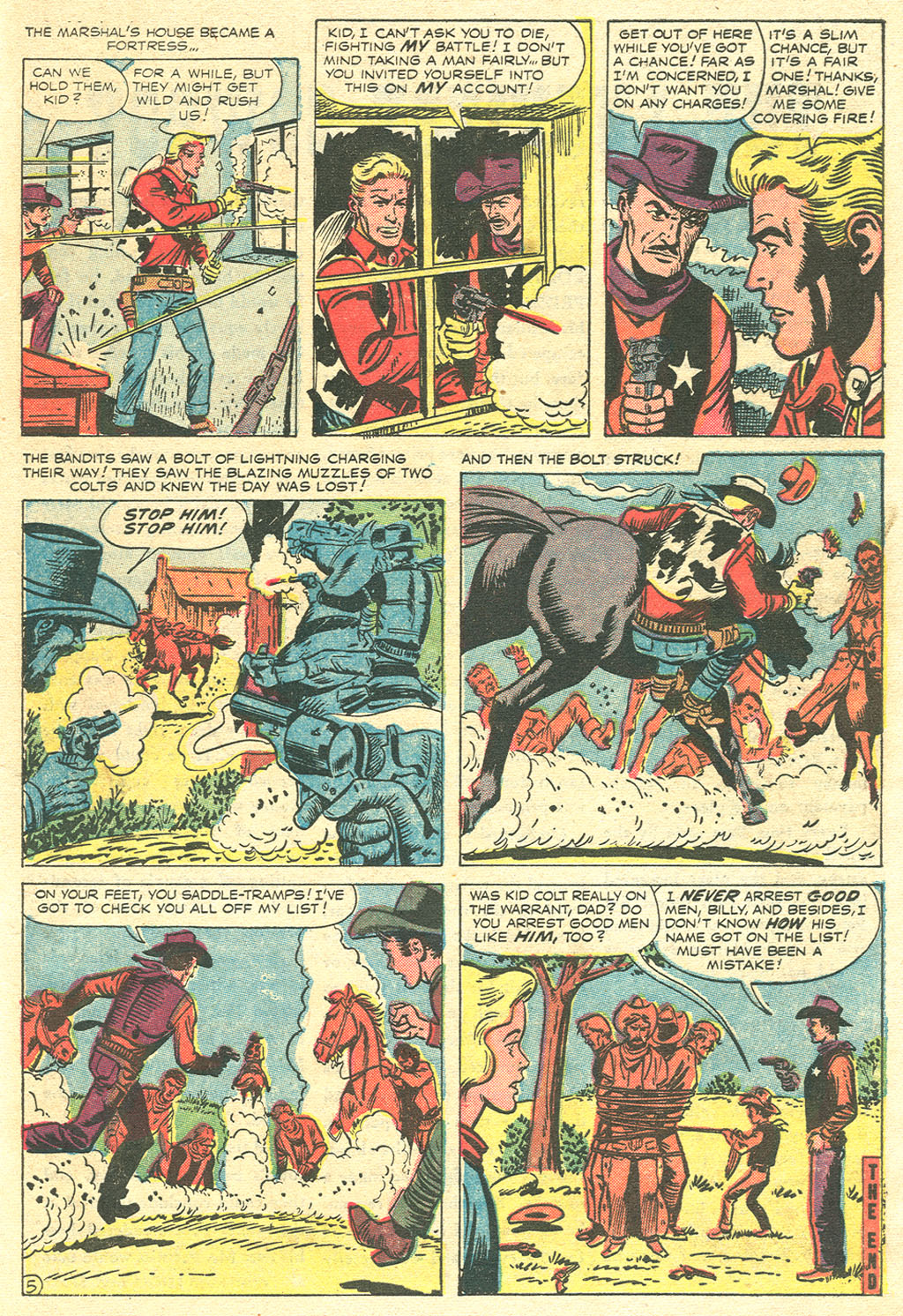 Read online Kid Colt Outlaw comic -  Issue #70 - 7