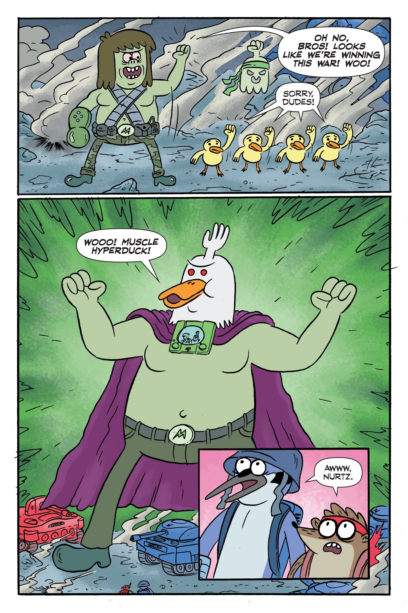 Read online Regular Show: A Clash of Consoles comic -  Issue # TPB (Part 1) - 100