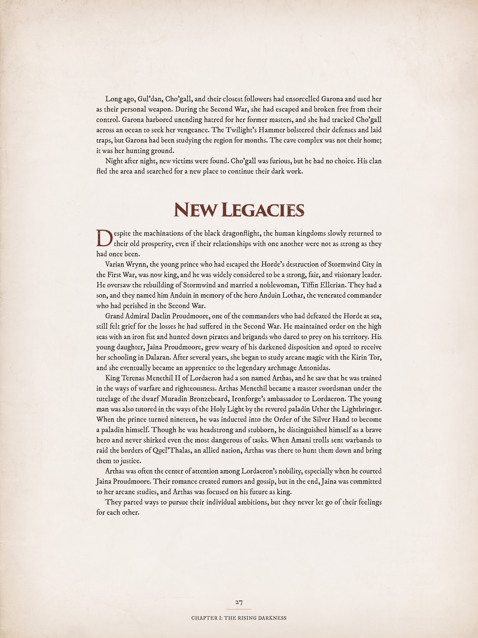 Read online World of Warcraft Chronicle Vol. 3 comic -  Issue # Full - 27