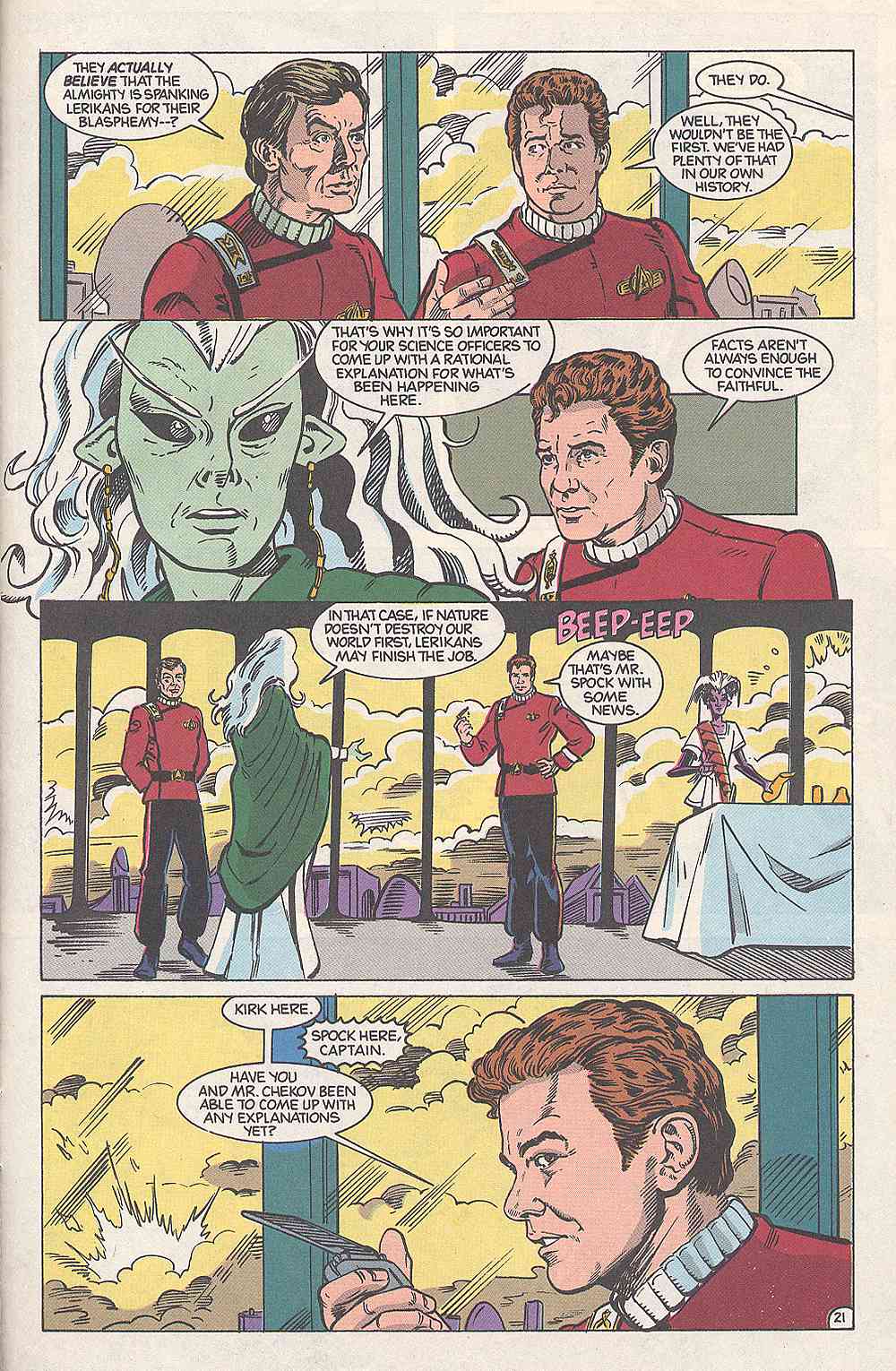Read online Star Trek (1989) comic -  Issue #20 - 26