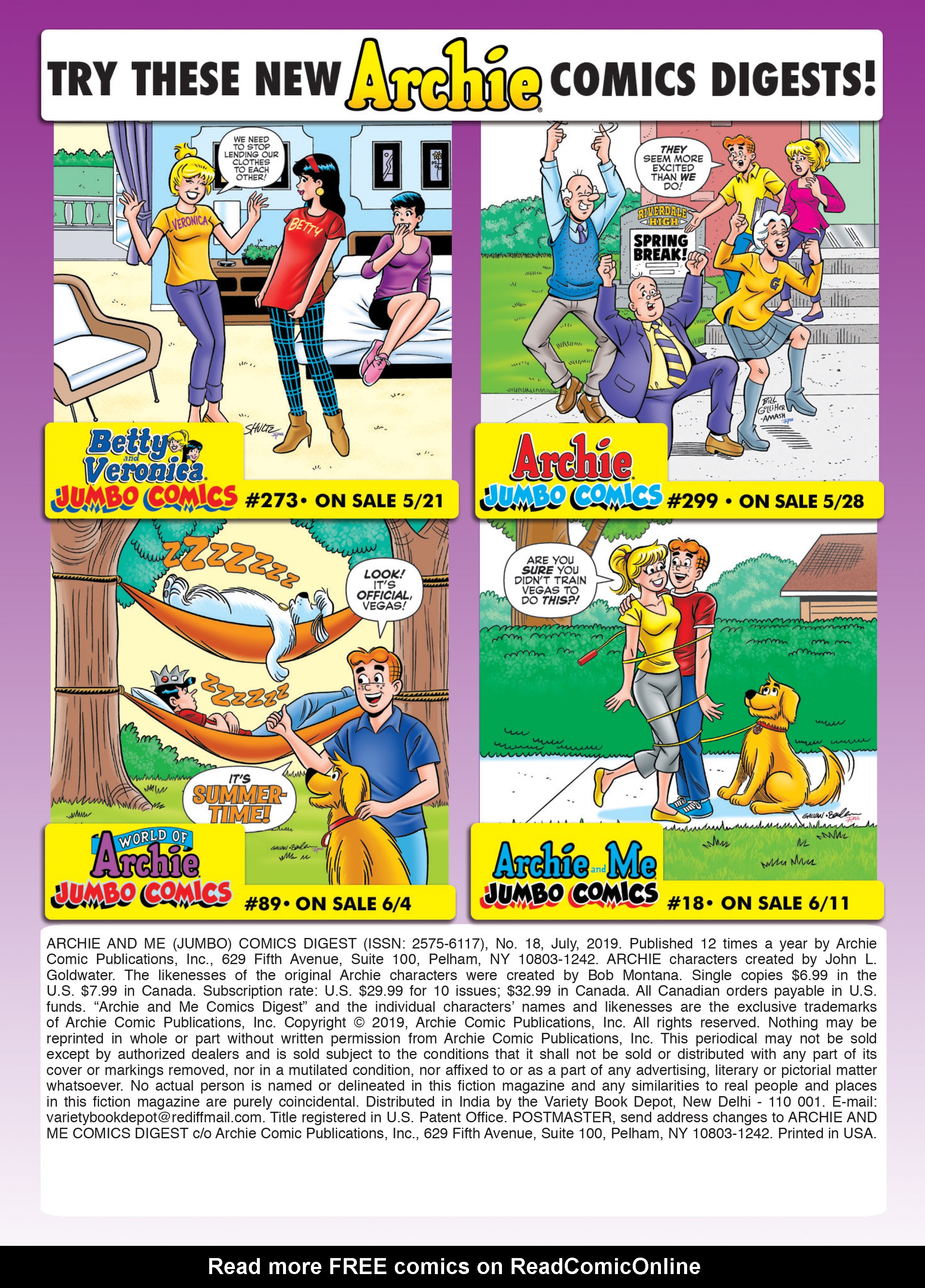 Read online Archie And Me Comics Digest comic -  Issue #18 - 186