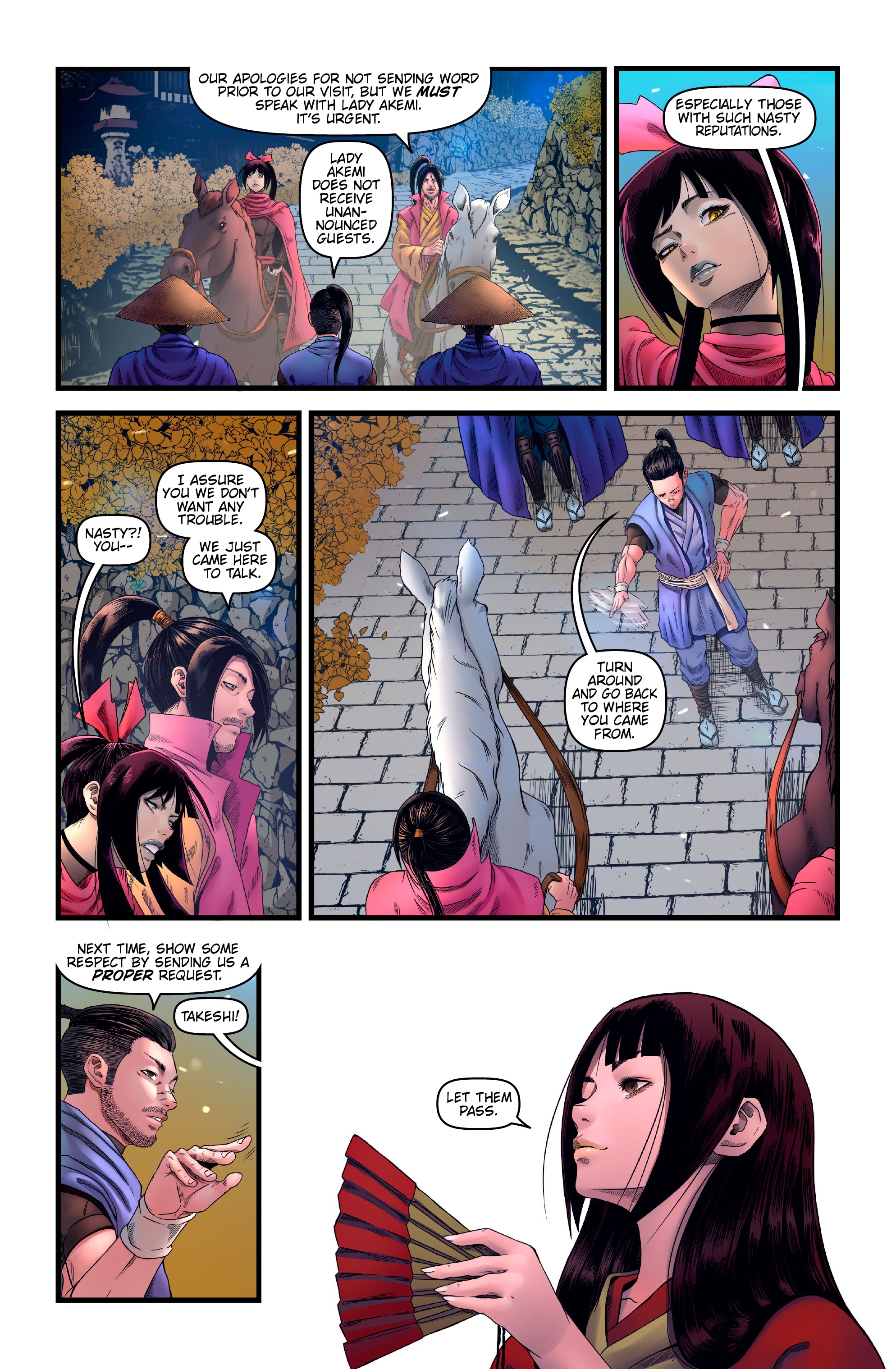 Read online Honor and Curse comic -  Issue #8 - 17