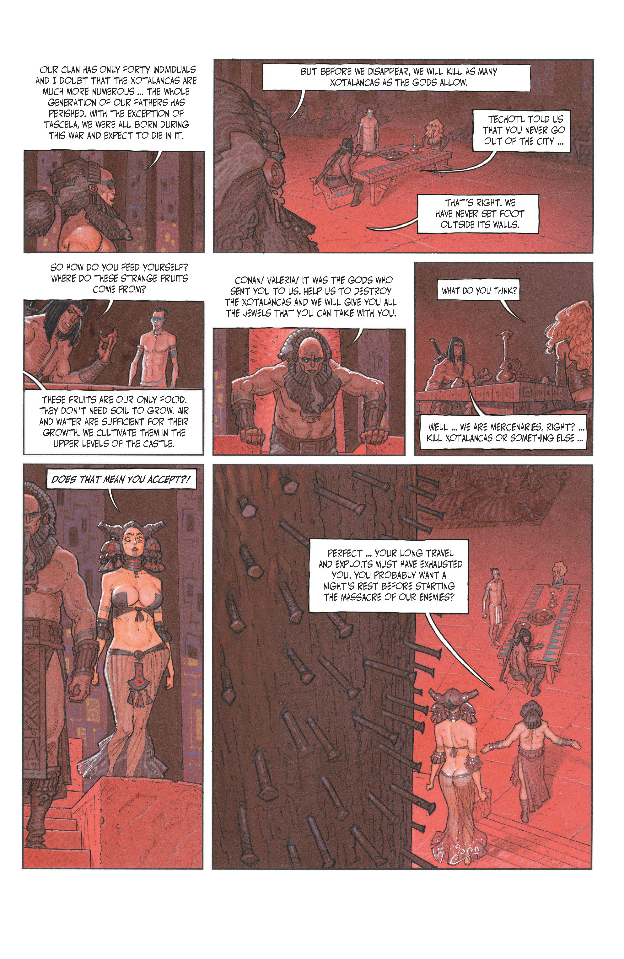 Read online The Cimmerian: Red Nails comic -  Issue #2 - 9