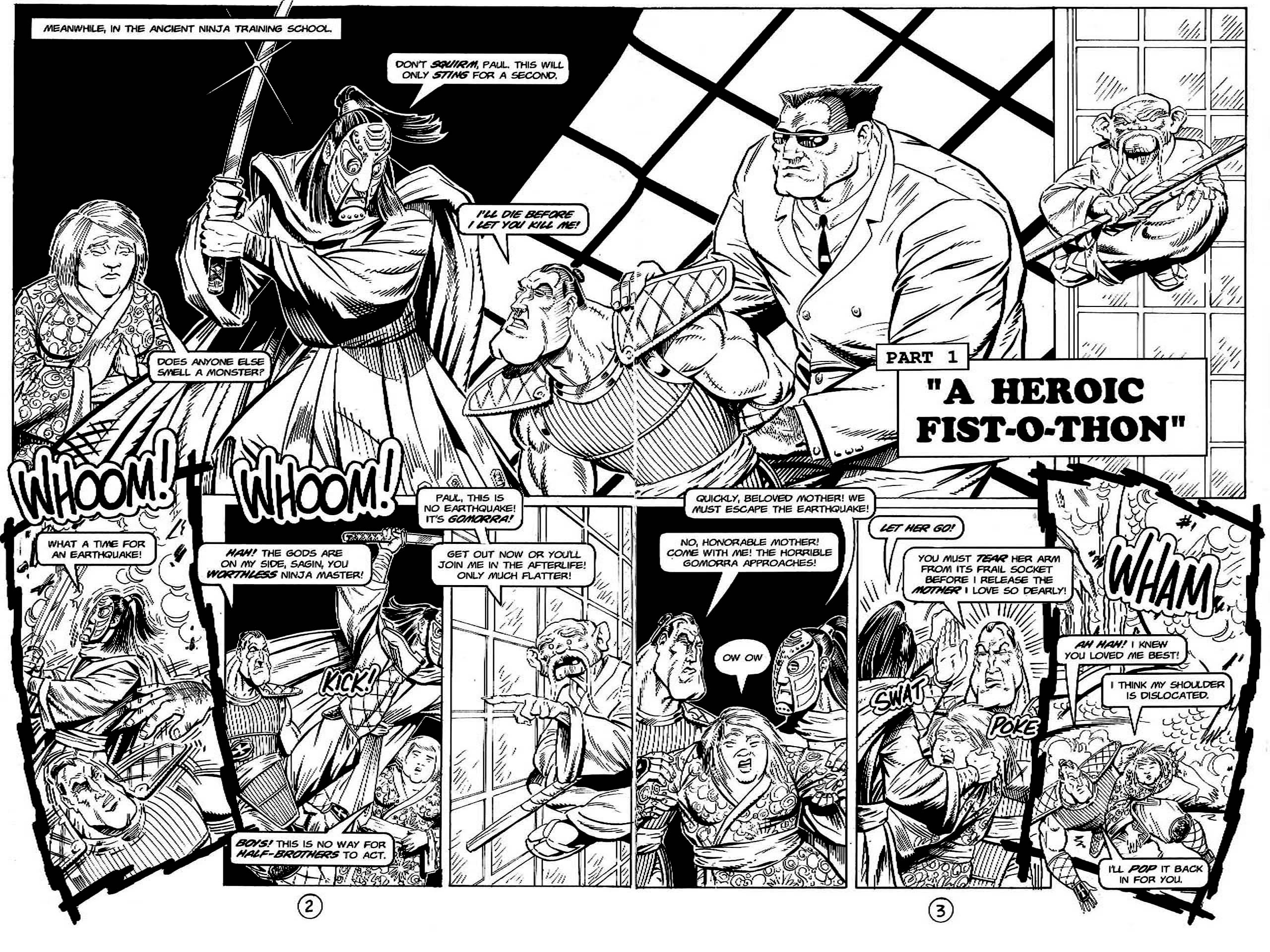 Read online Paul the Samurai (1992) comic -  Issue #9 - 4
