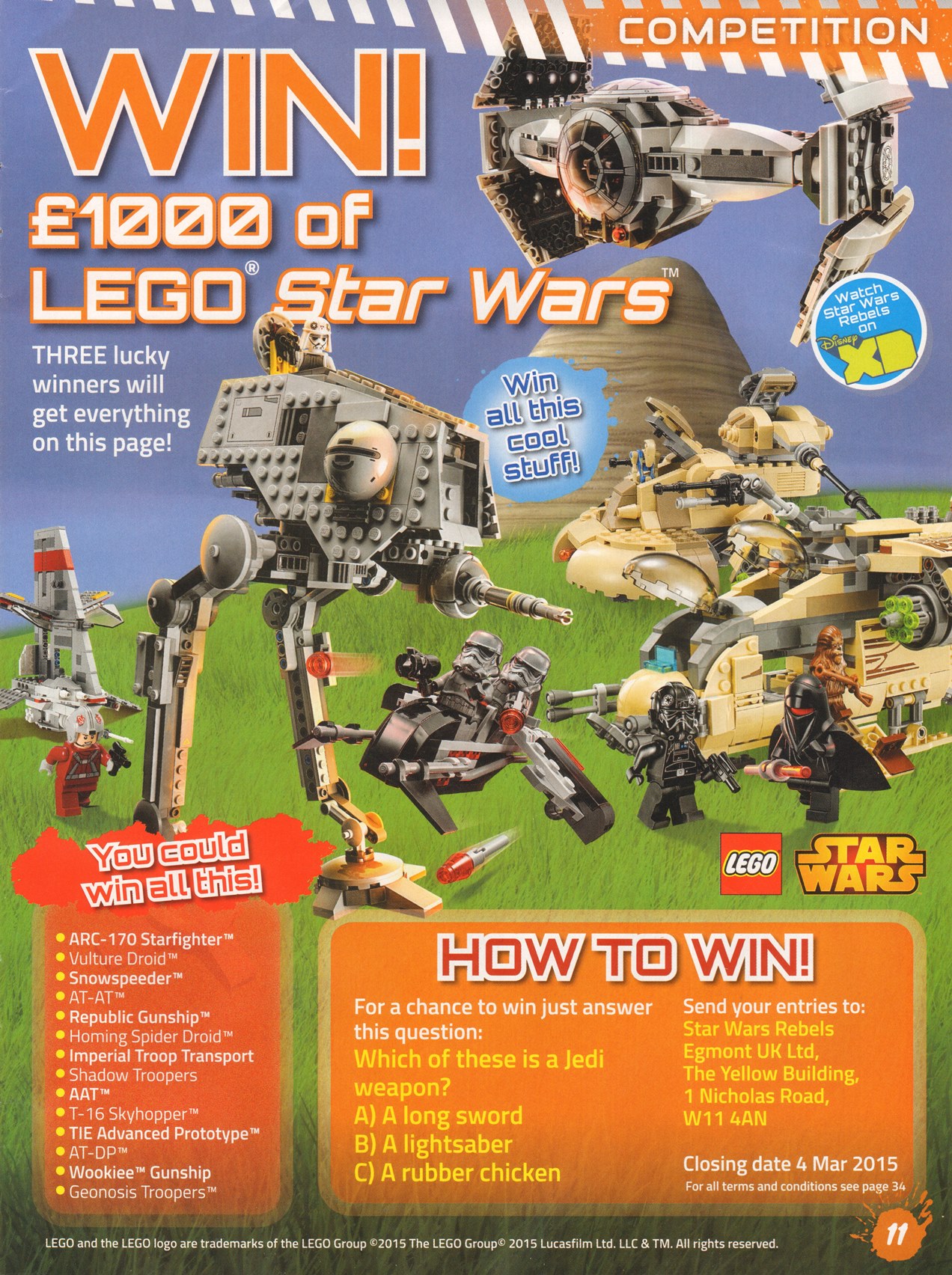 Read online Star Wars Rebels Magazine comic -  Issue #1 - 11