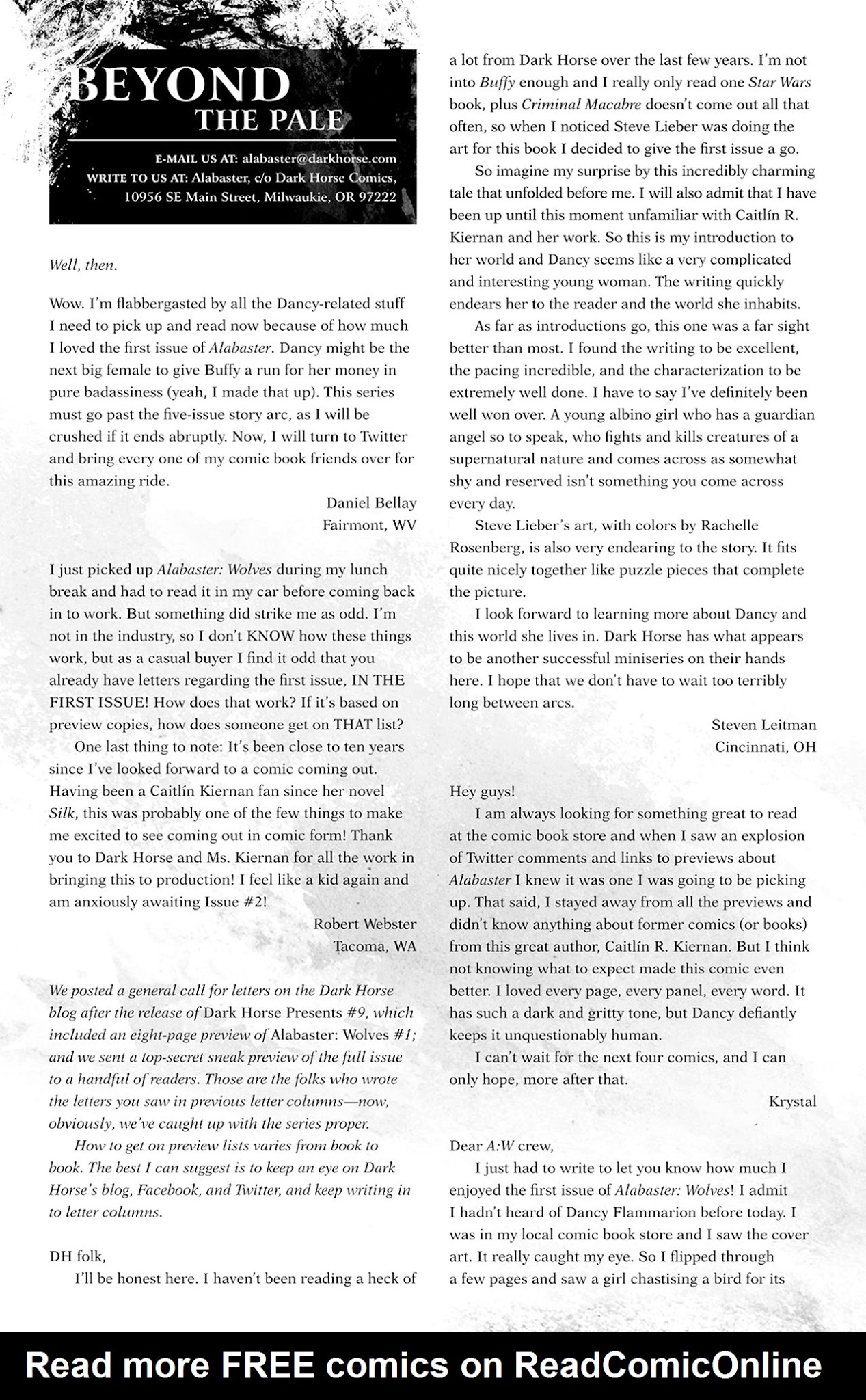 Read online Alabaster: Wolves comic -  Issue #3 - 25