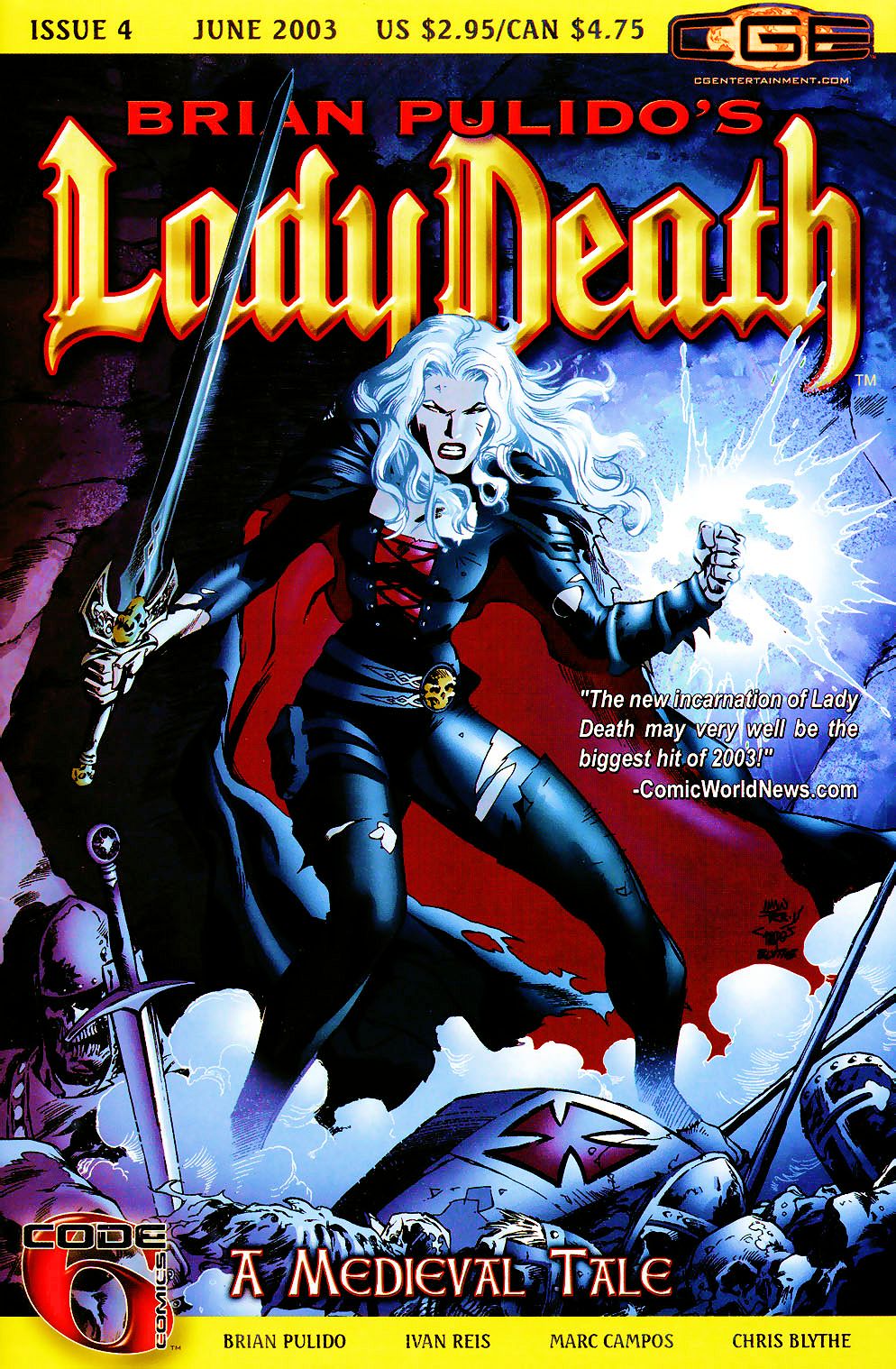 Read online Lady Death: A Medieval Tale comic -  Issue #4 - 1