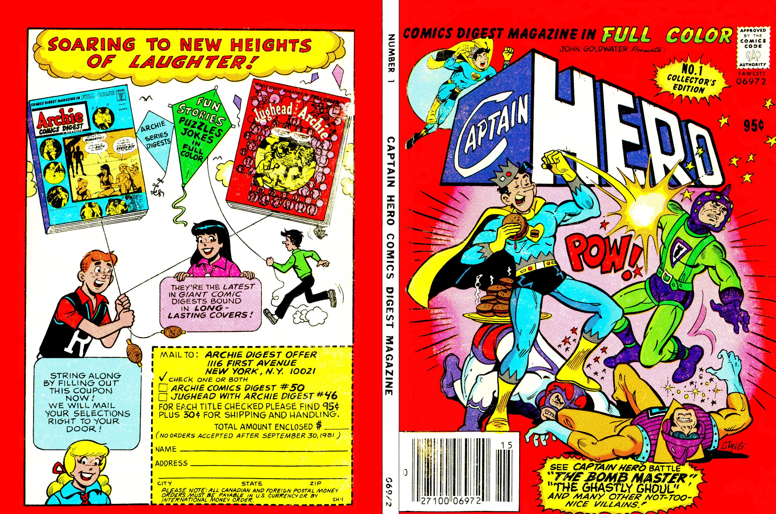 Read online Captain Hero Comics Digest Magazine comic -  Issue # TPB - 1
