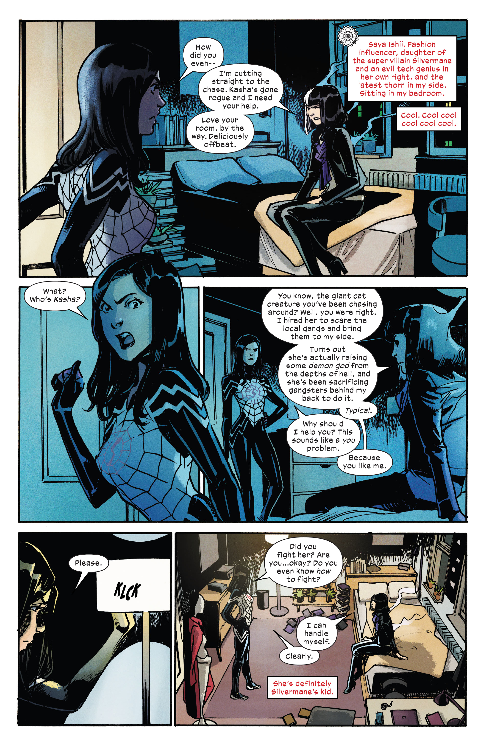 Read online Silk (2021) comic -  Issue #5 - 3