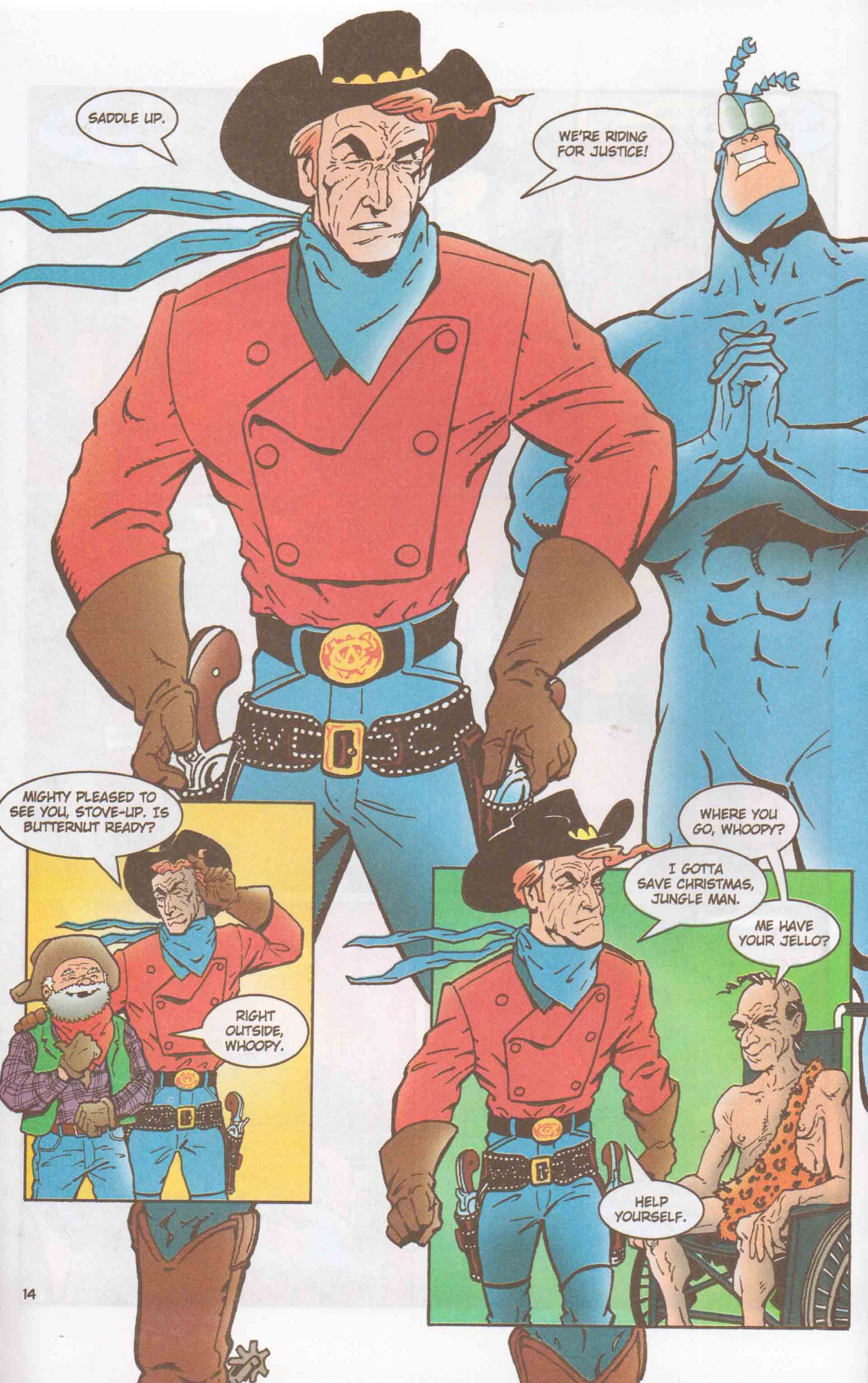 Read online The Tick: Big Red-N-Green Christmas Spectacle comic -  Issue # Full - 16