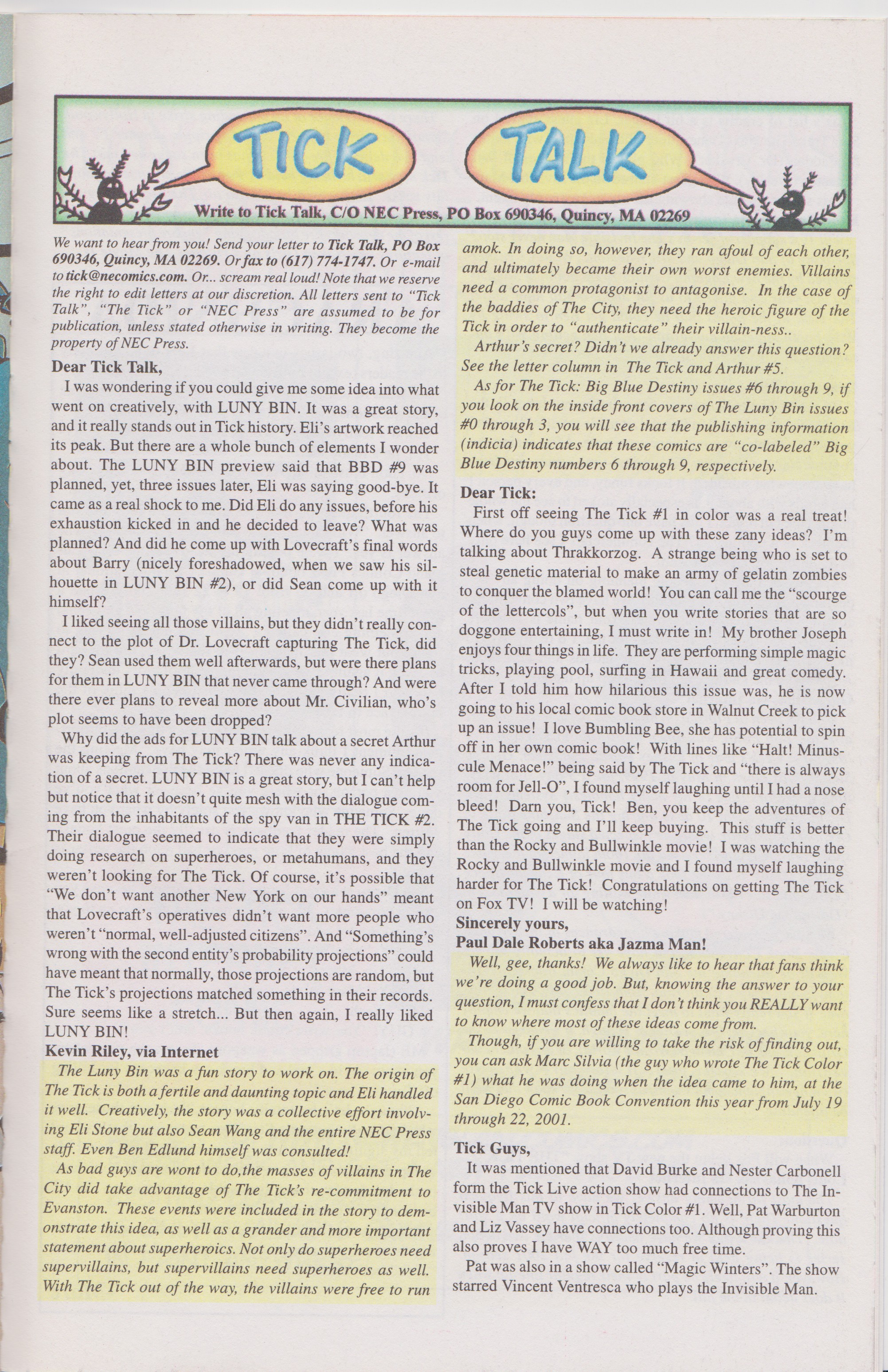 Read online The Tick Color comic -  Issue #2 - 27