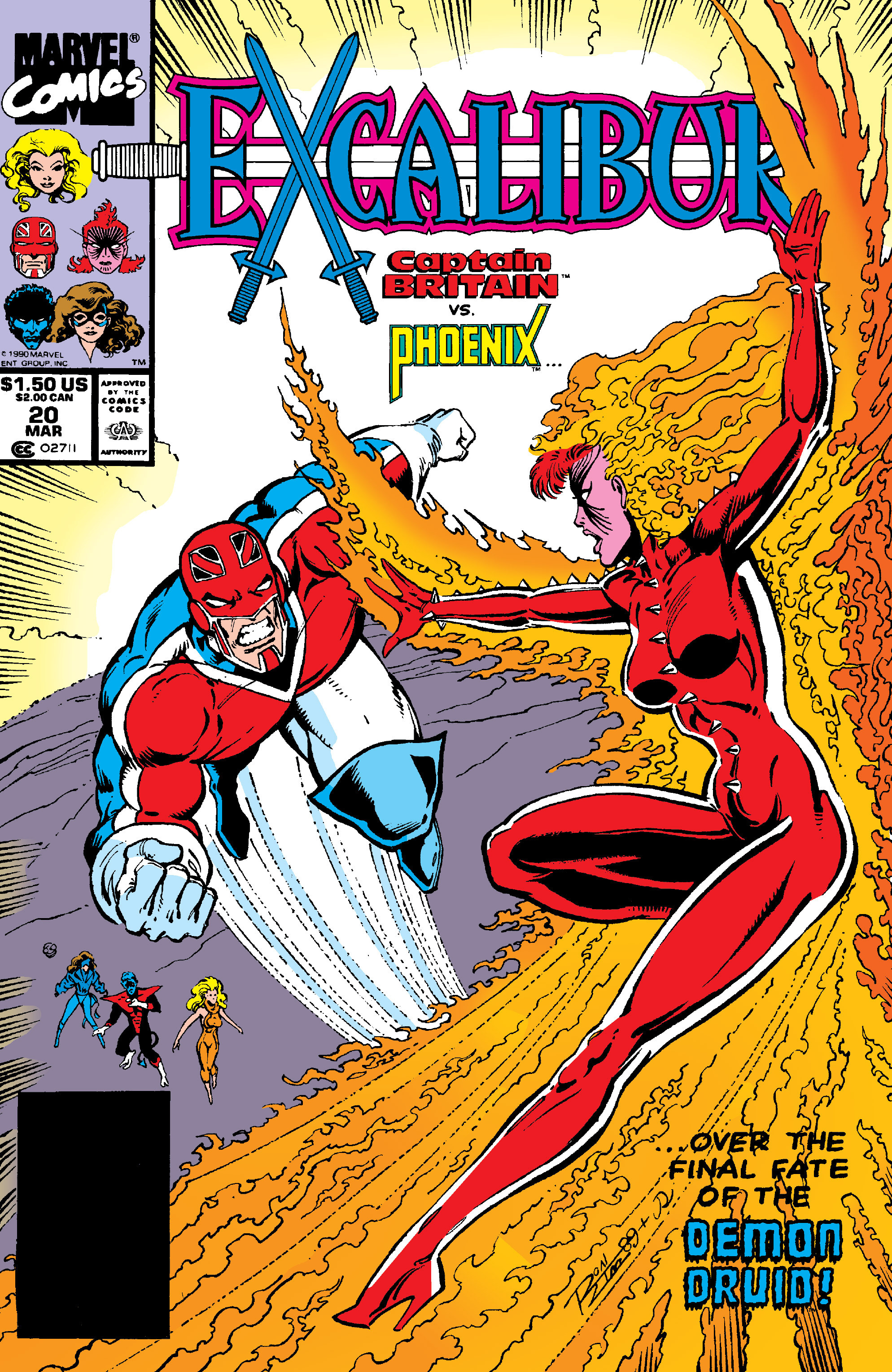 Read online Excalibur (1988) comic -  Issue #20 - 1
