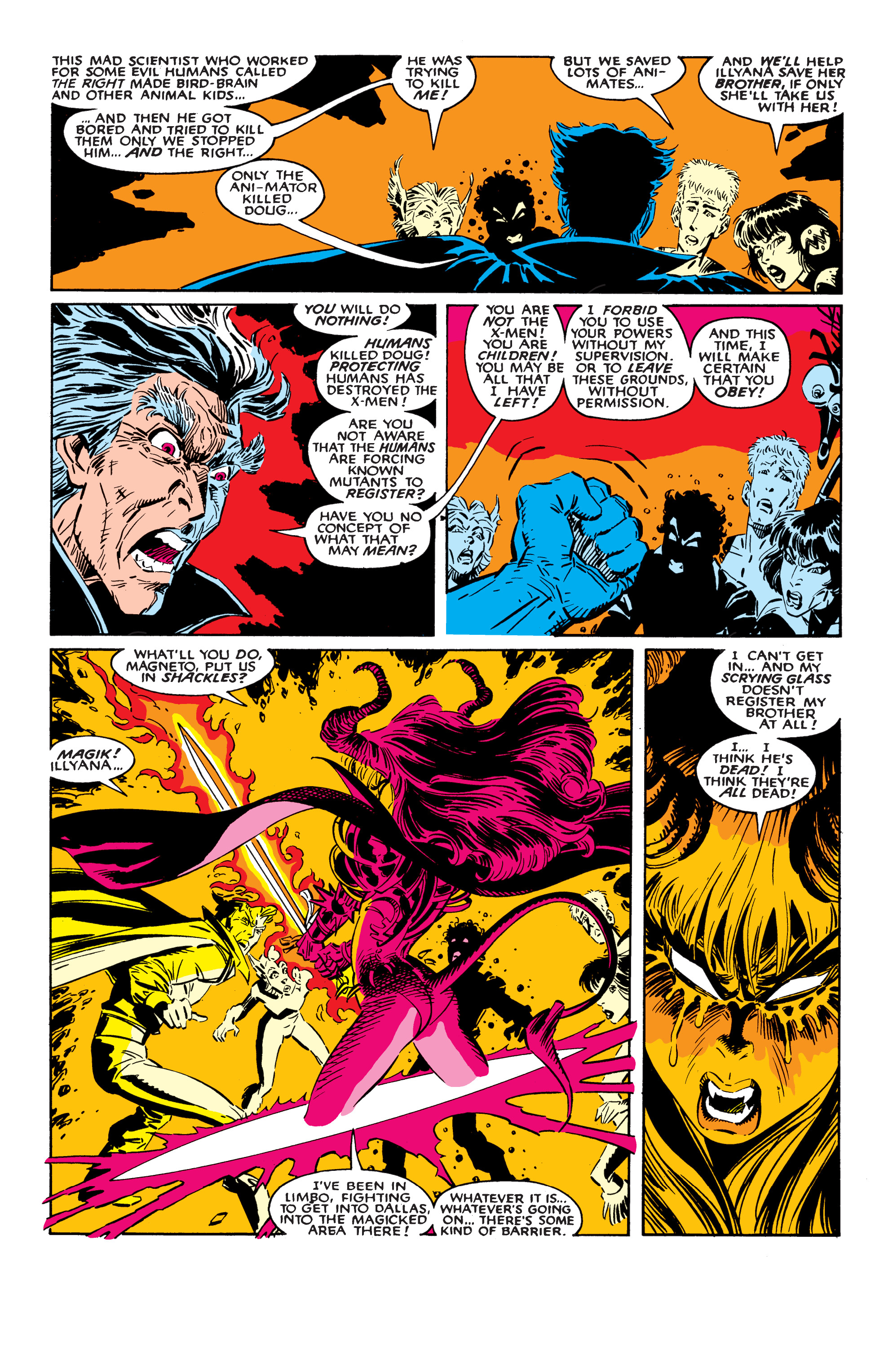 Read online X-Men Milestones: Fall of the Mutants comic -  Issue # TPB (Part 2) - 76