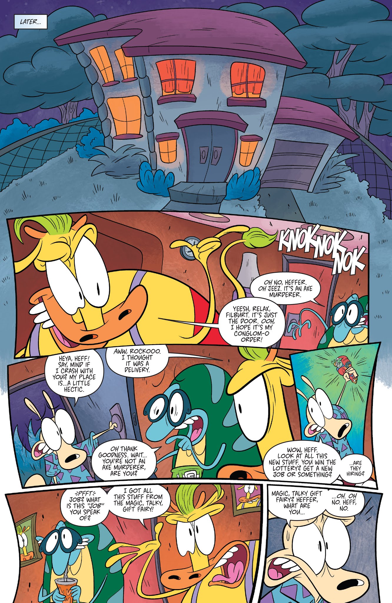 Read online Rocko's Modern Life (2017) comic -  Issue #7 - 8