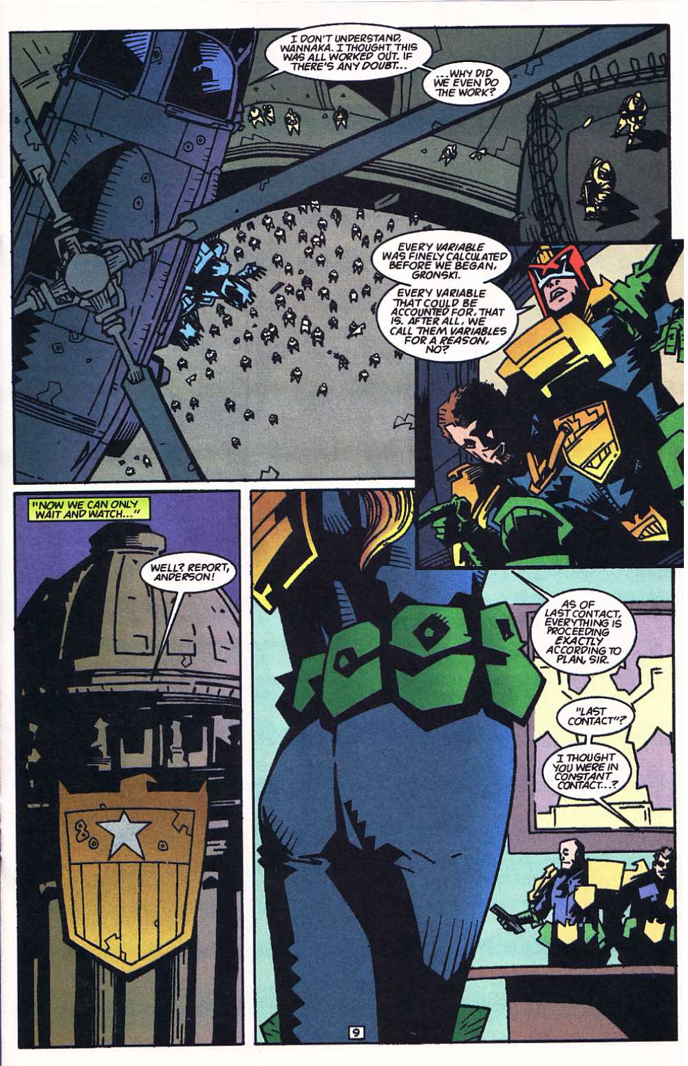 Read online Judge Dredd: Legends of the Law comic -  Issue #10 - 9