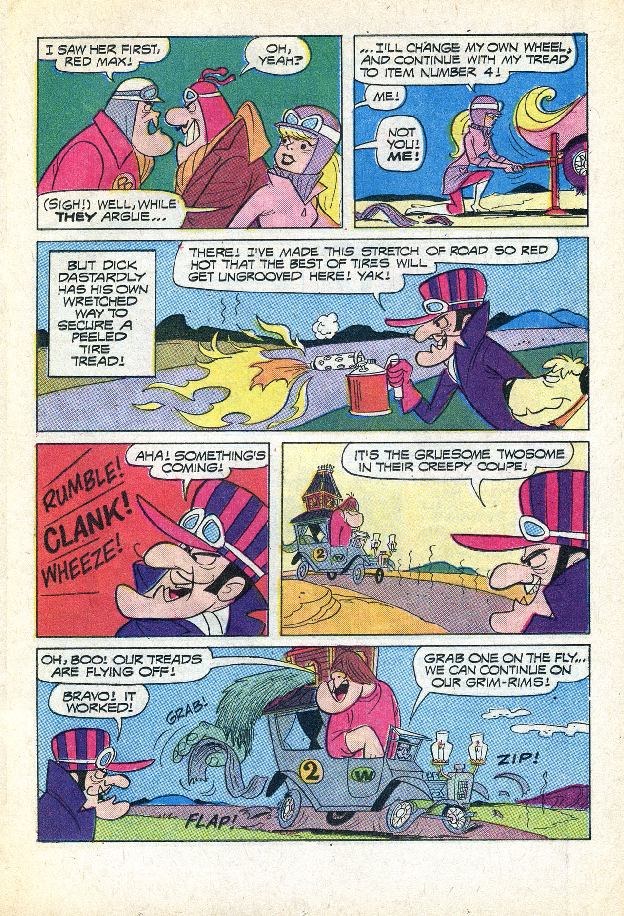 Read online Hanna-Barbera Wacky Races comic -  Issue #7 - 9