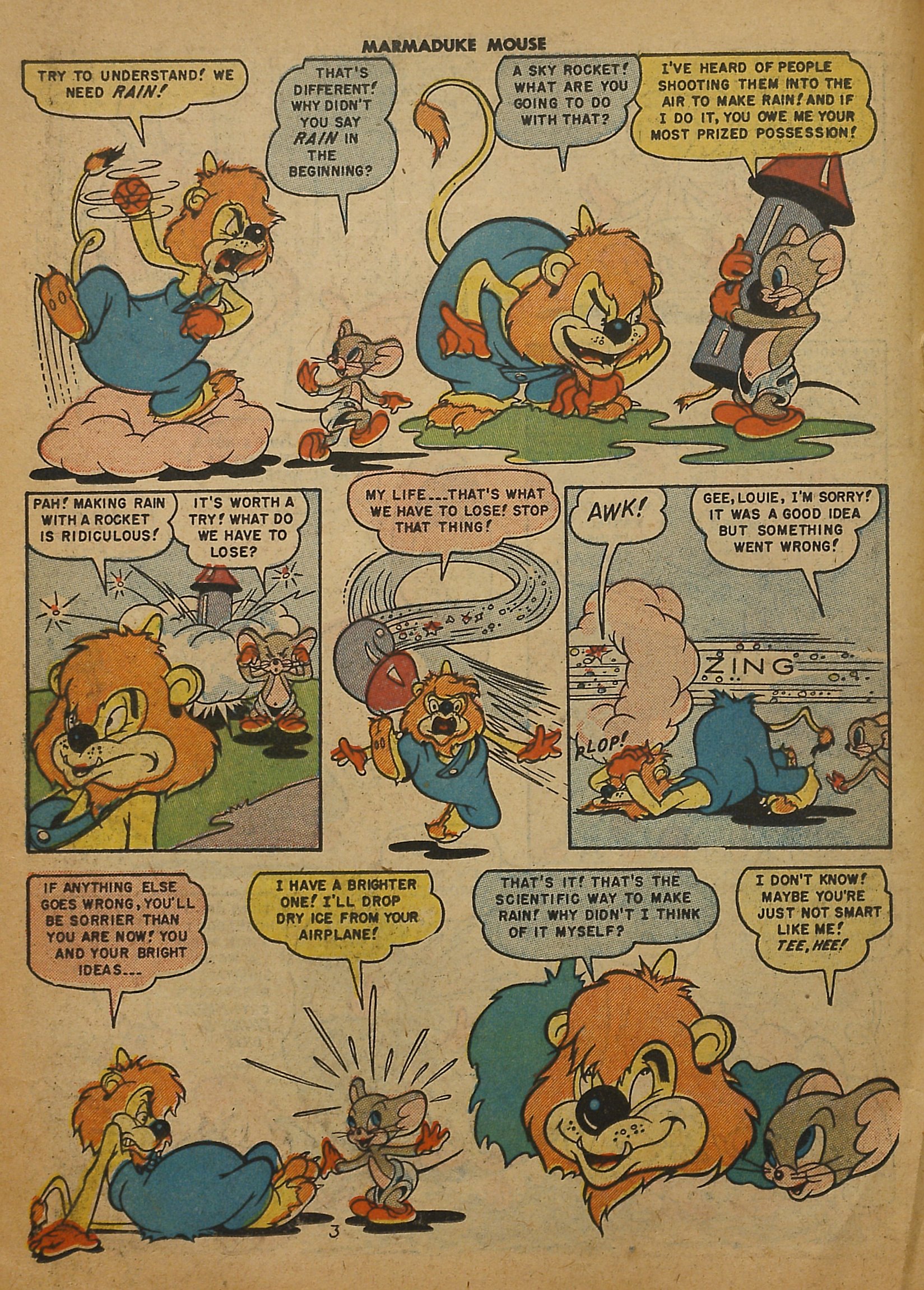 Read online Marmaduke Mouse comic -  Issue #18 - 18
