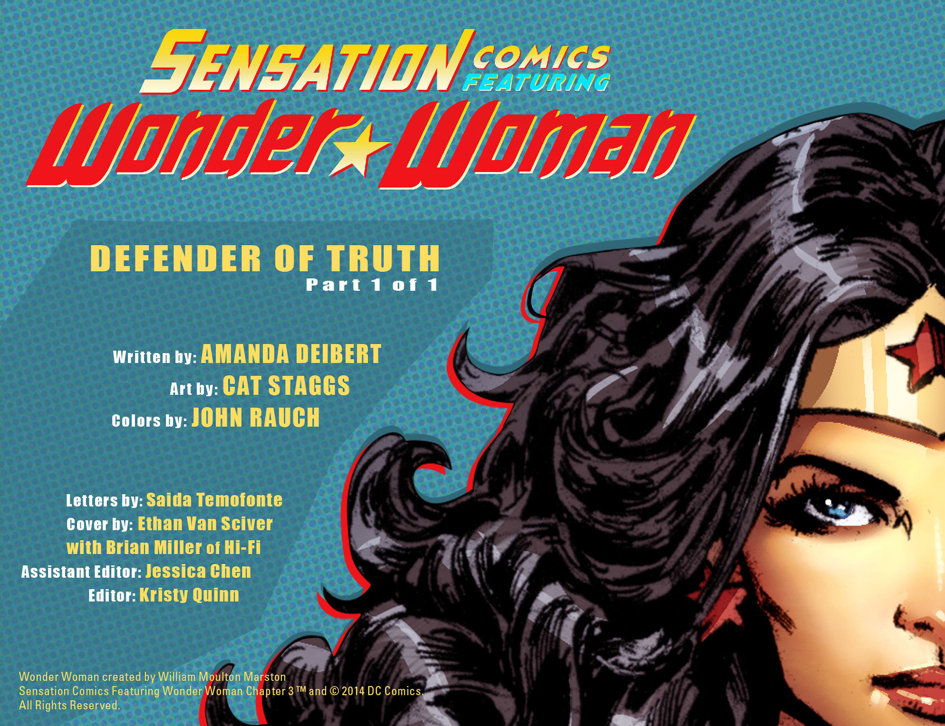 Read online Sensation Comics Featuring Wonder Woman comic -  Issue #3 - 2