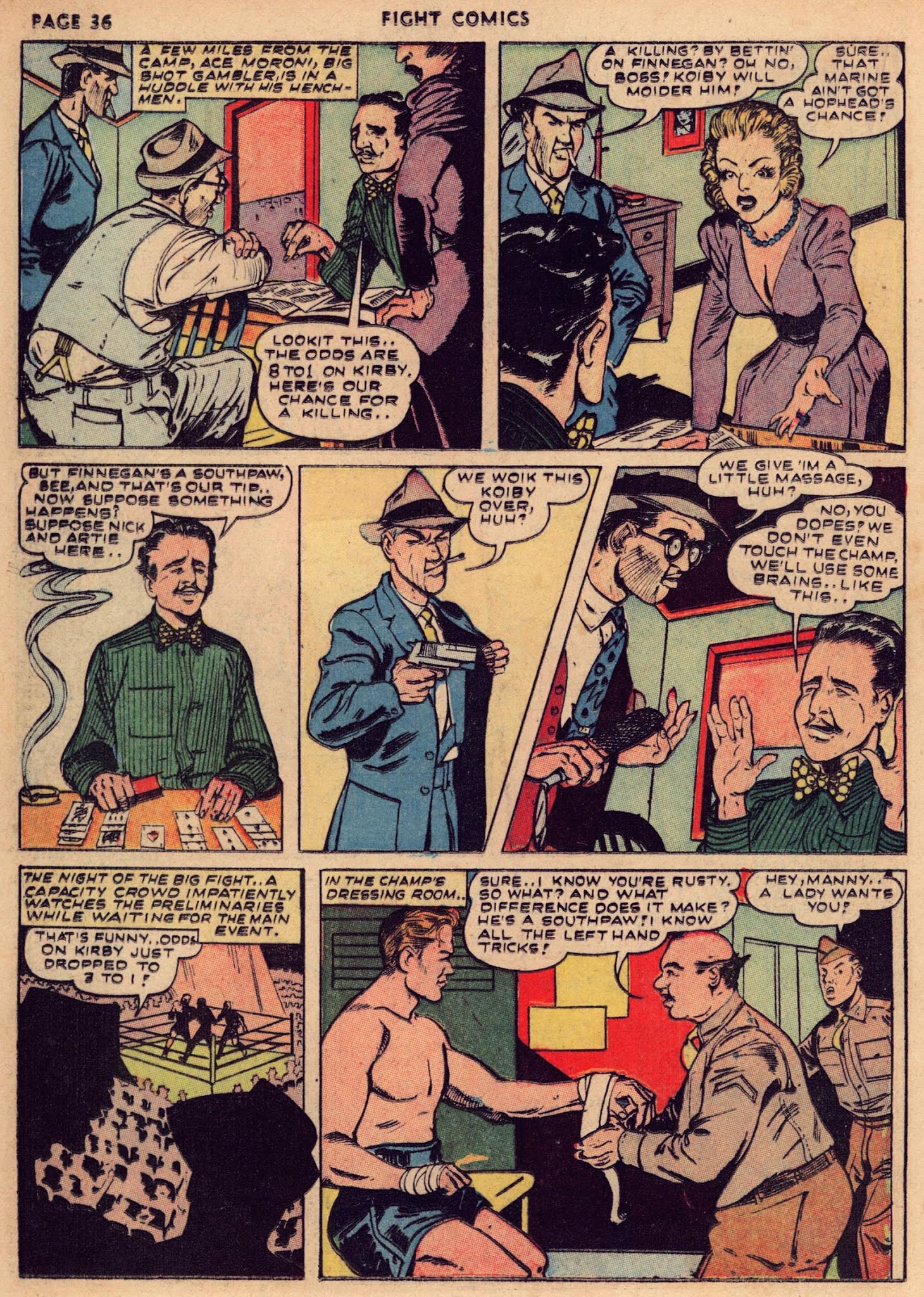 Read online Fight Comics comic -  Issue #24 - 38