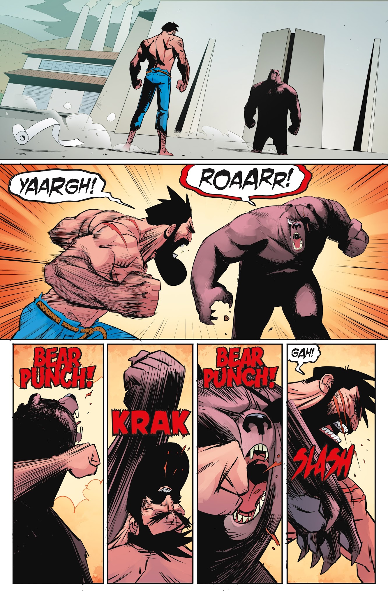 Read online Shirtless Bear-Fighter! comic -  Issue #5 - 8