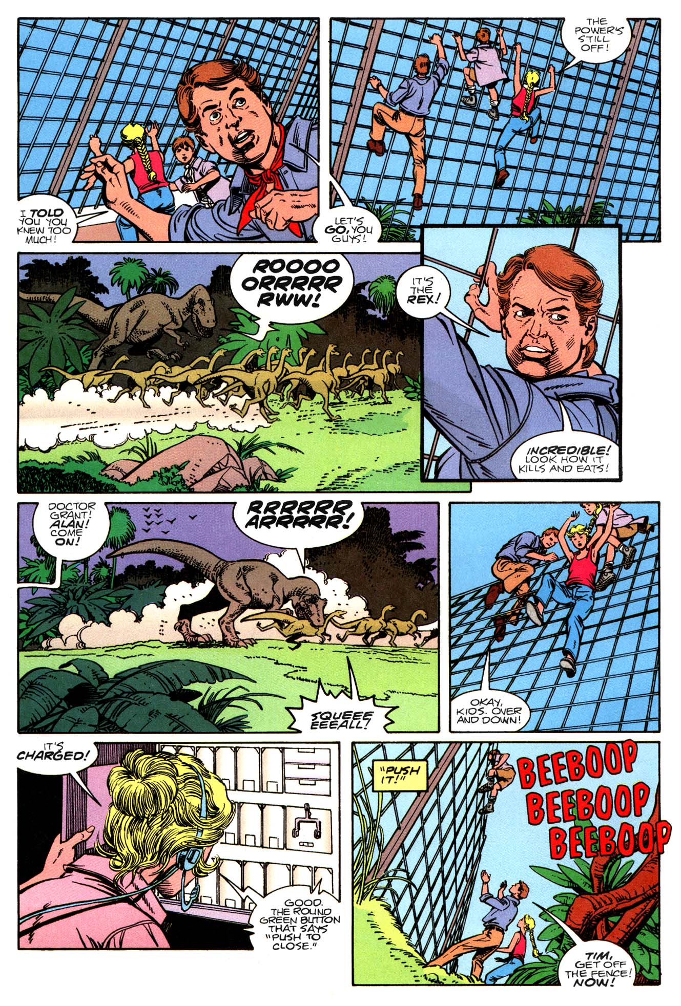 Read online Jurassic Park (1993) comic -  Issue #4 - 16