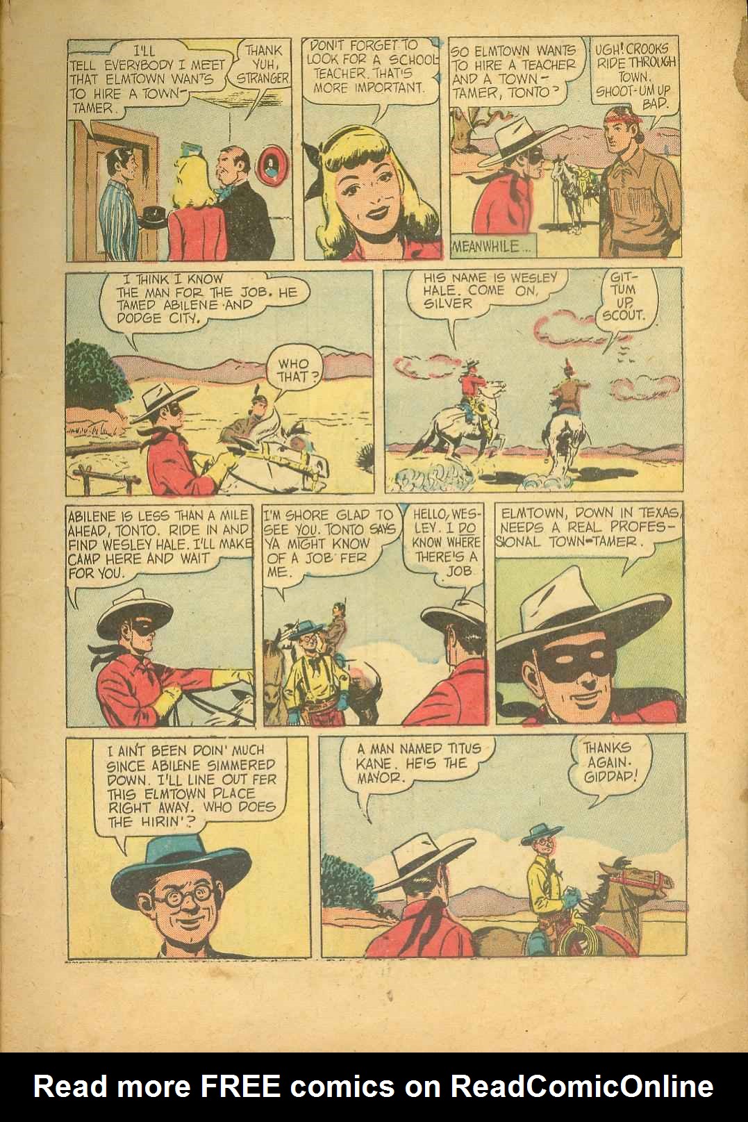 Read online The Lone Ranger (1948) comic -  Issue #14 - 5