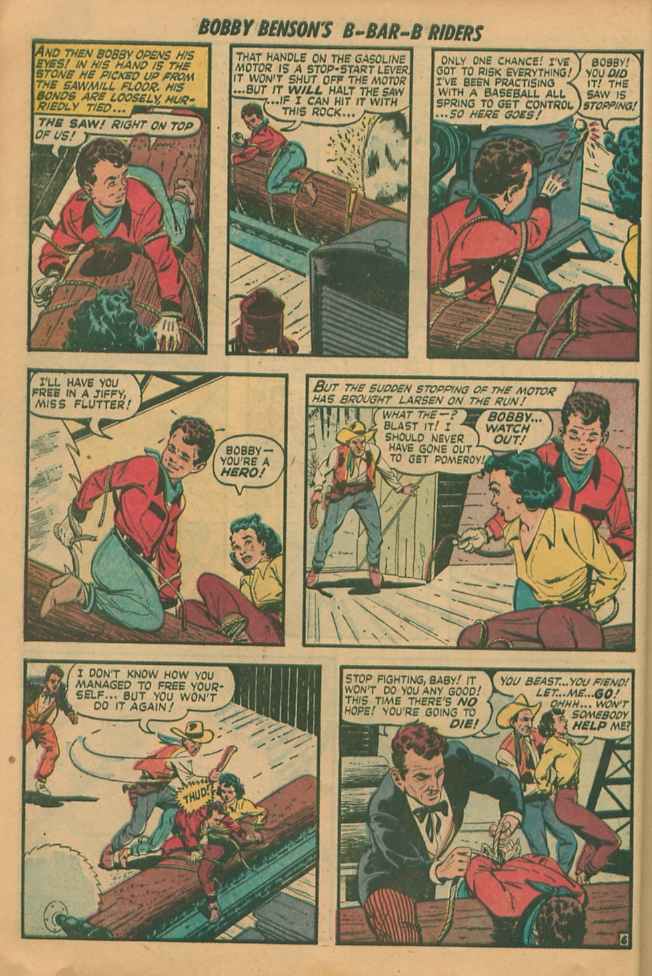 Read online Bobby Benson's B-Bar-B Riders comic -  Issue #4 - 16
