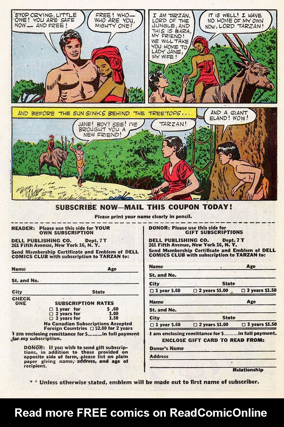 Read online Tarzan (1948) comic -  Issue #16 - 50