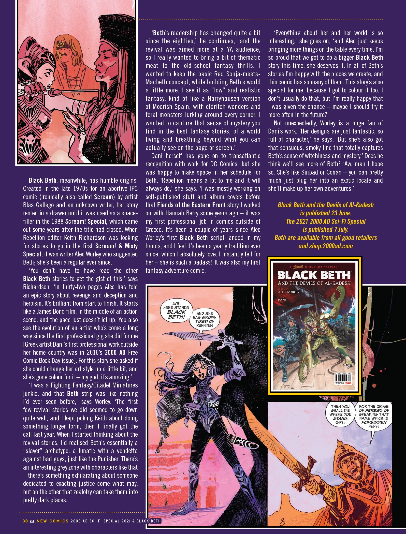 Read online Judge Dredd Megazine (Vol. 5) comic -  Issue #433 - 38