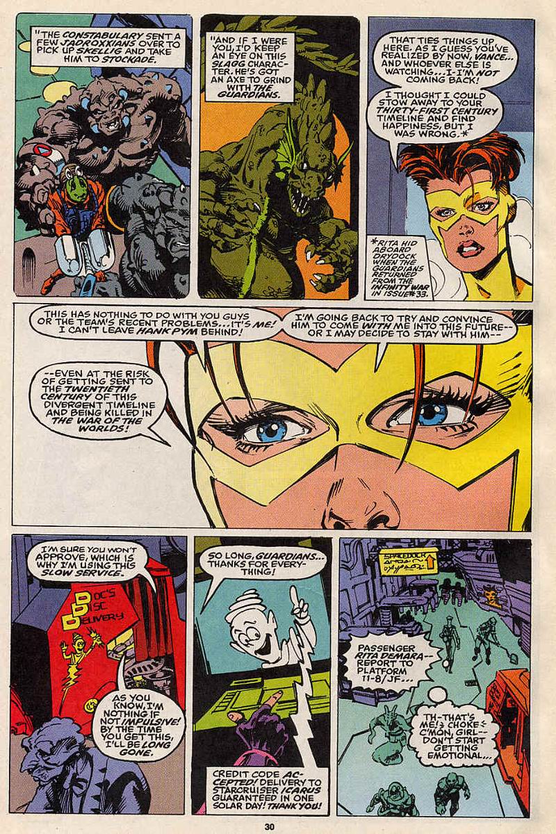 Read online Guardians of the Galaxy (1990) comic -  Issue #60 - 22