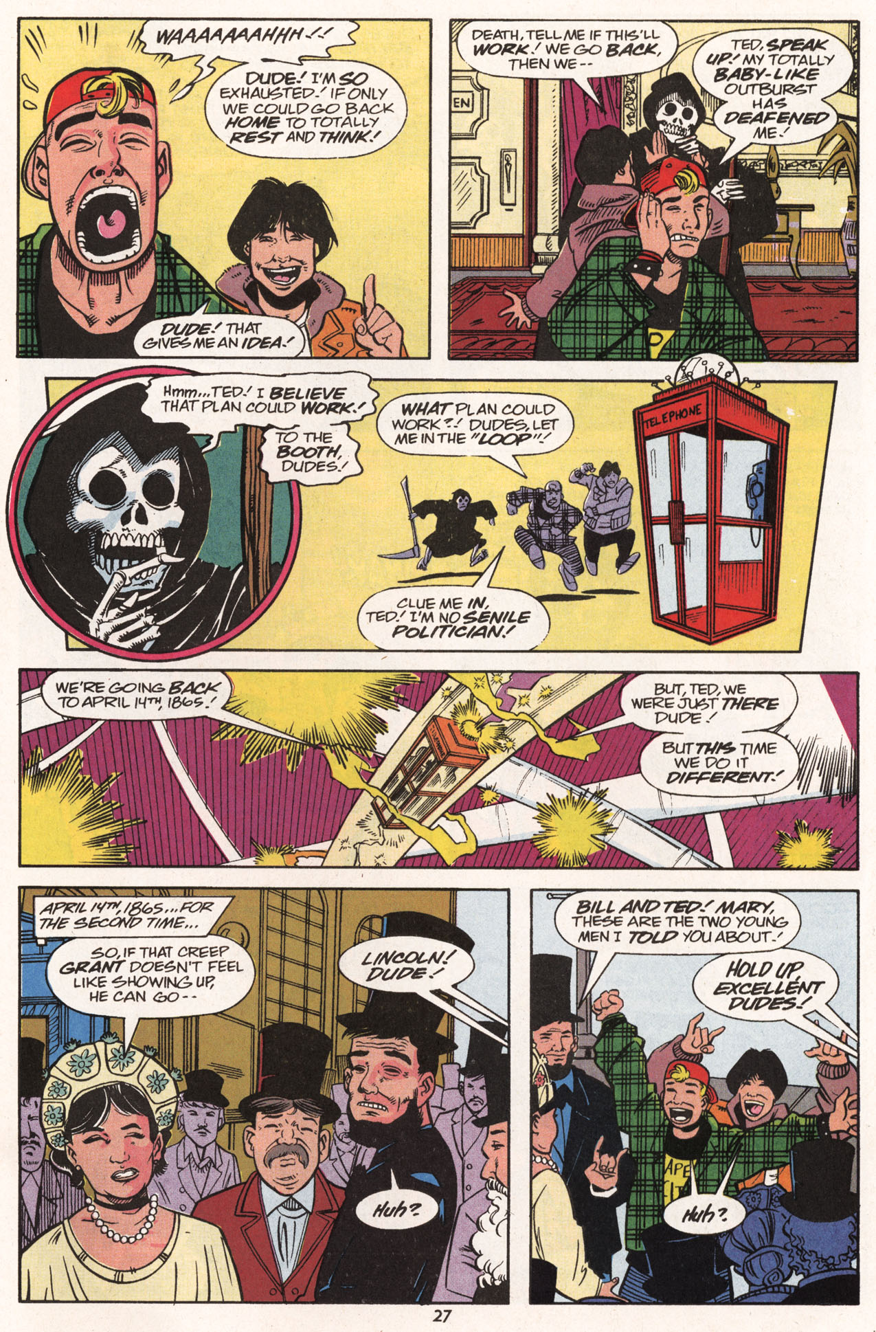 Read online Bill & Ted's Excellent Comic Book comic -  Issue #11 - 26