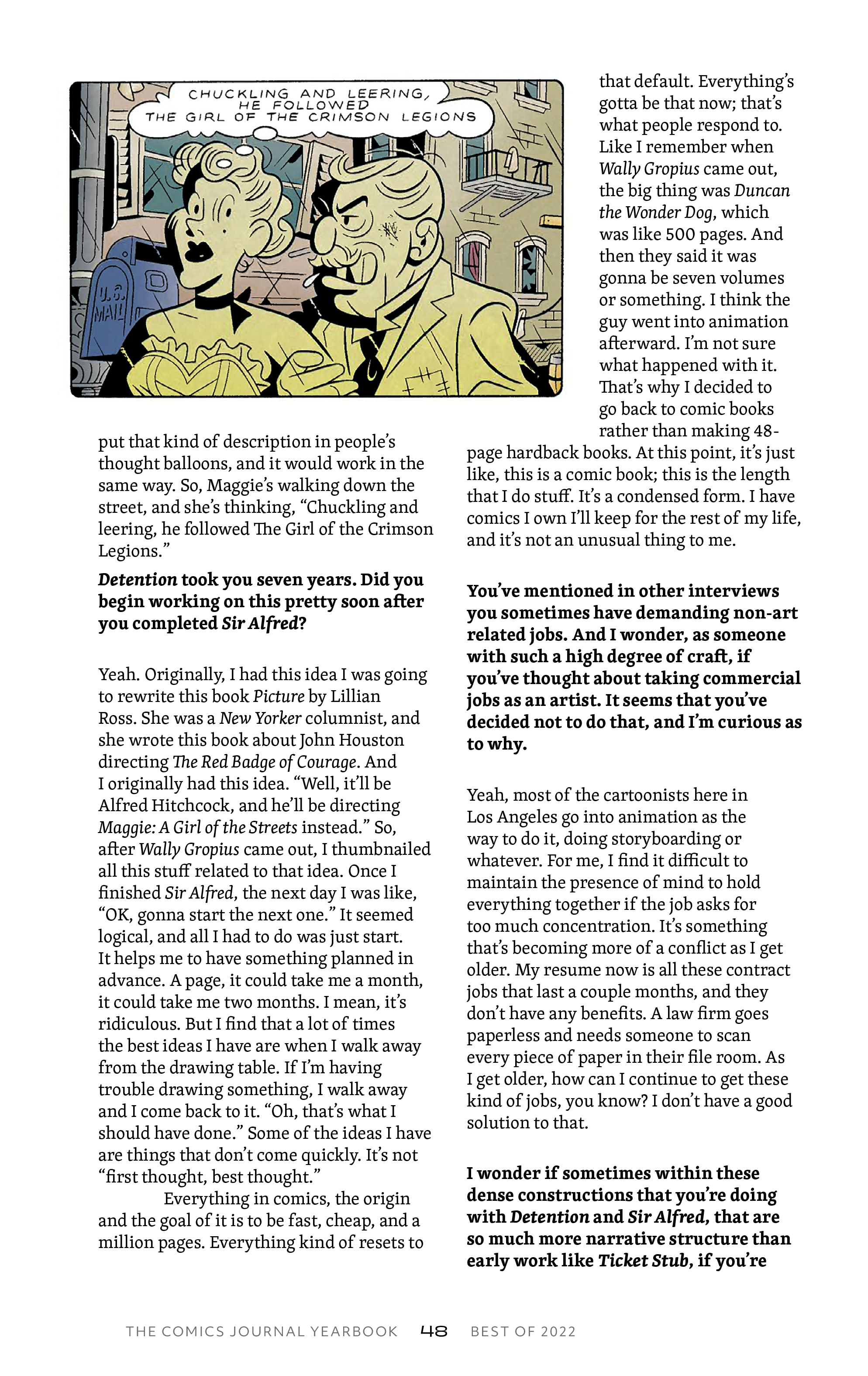 Read online The Comics Journal Yearbook: Best of 2022 comic -  Issue # TPB - 56