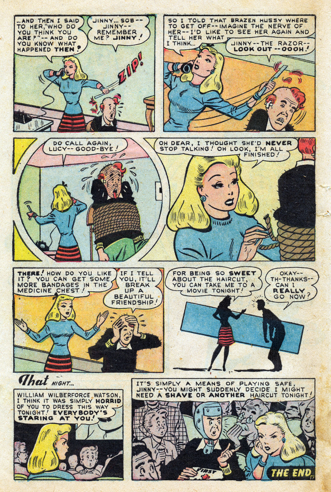 Read online Willie Comics (1946) comic -  Issue #8 - 47