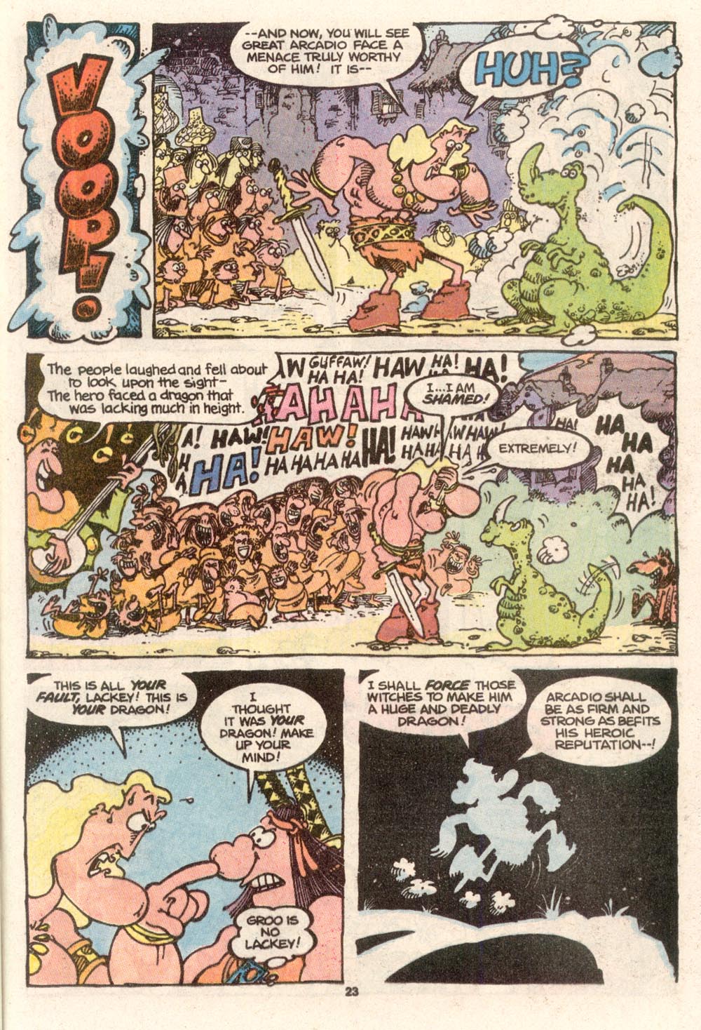 Read online Sergio Aragonés Groo the Wanderer comic -  Issue #68 - 18