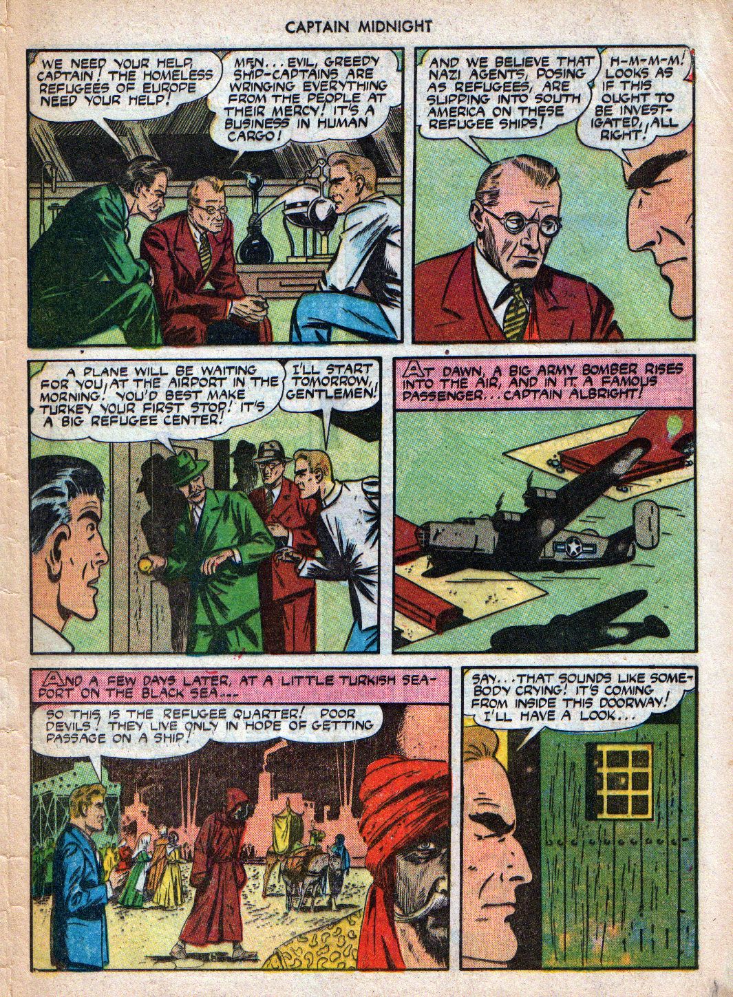 Read online Captain Midnight (1942) comic -  Issue #19 - 37