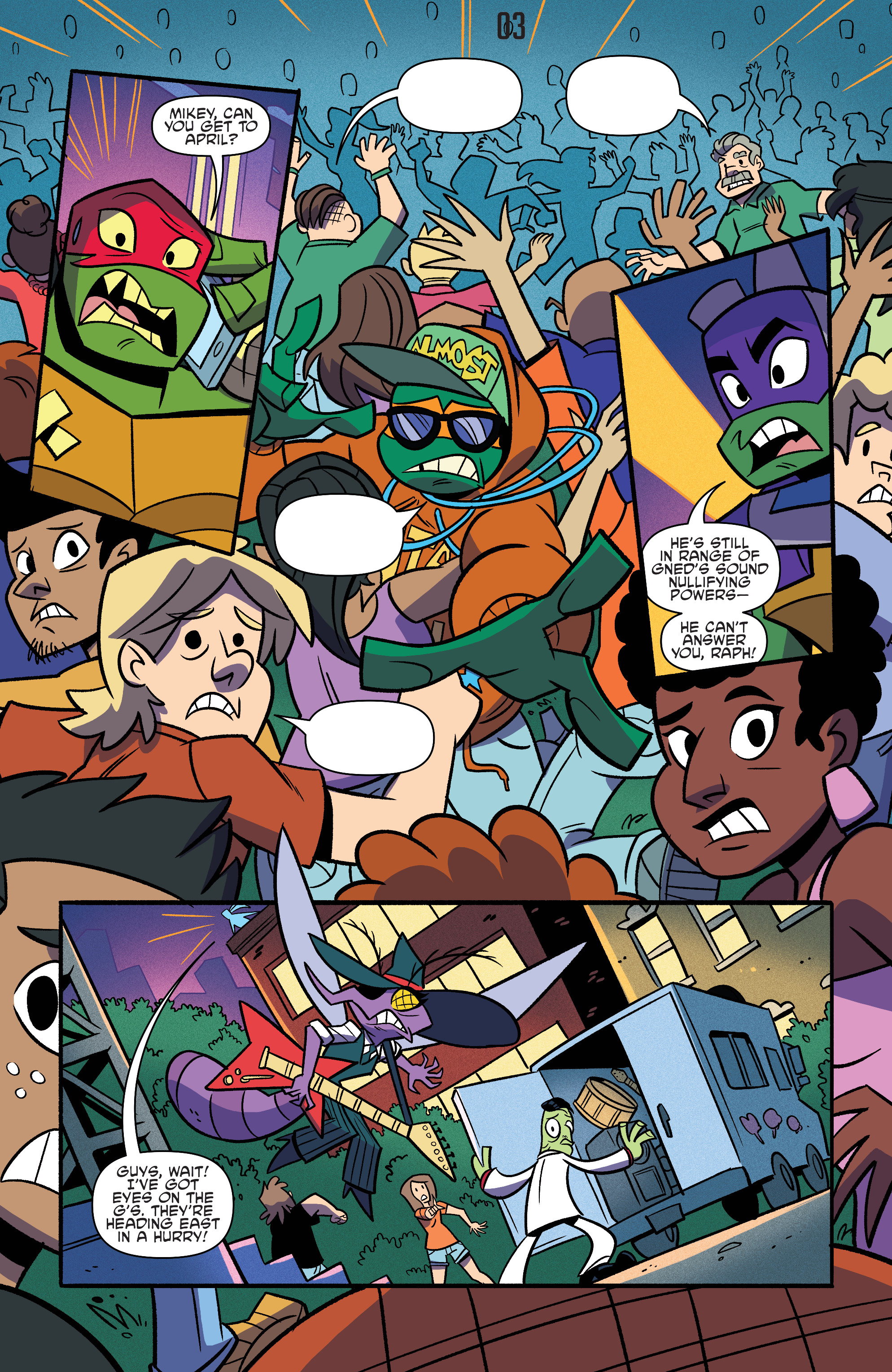 Read online Rise of the Teenage Mutant Ninja Turtles: Sound Off! comic -  Issue #3 - 8