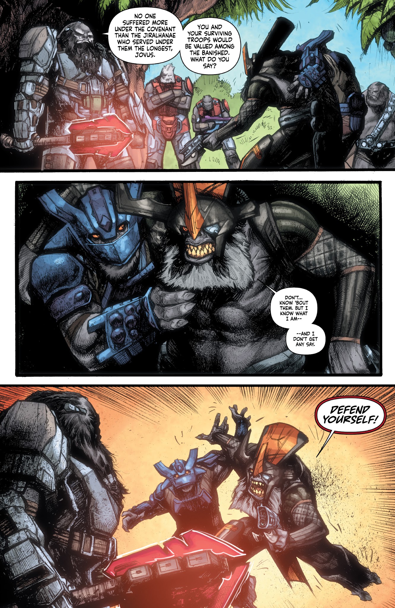 Read online Halo: Rise of Atriox comic -  Issue #5 - 19