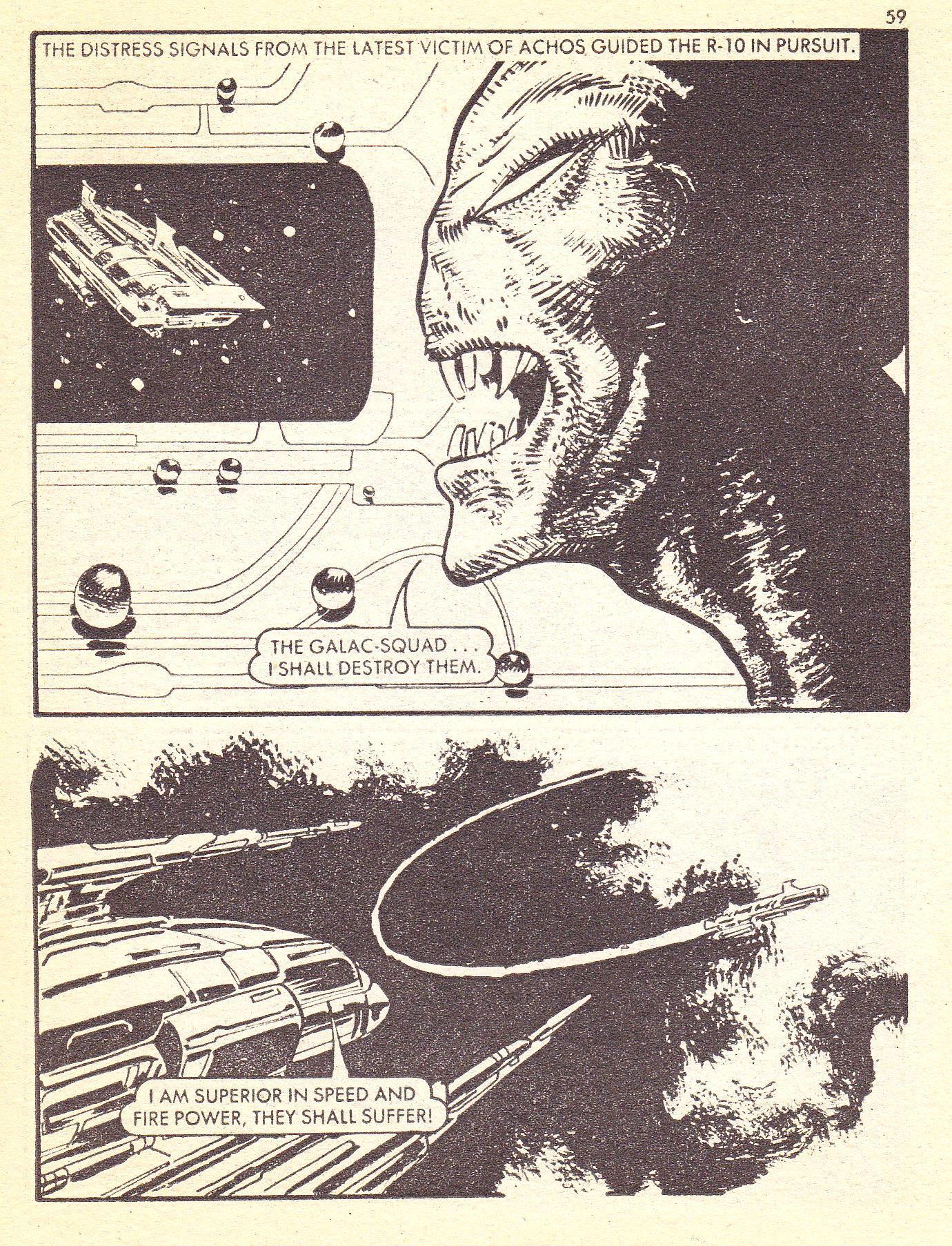 Read online Starblazer comic -  Issue #62 - 59