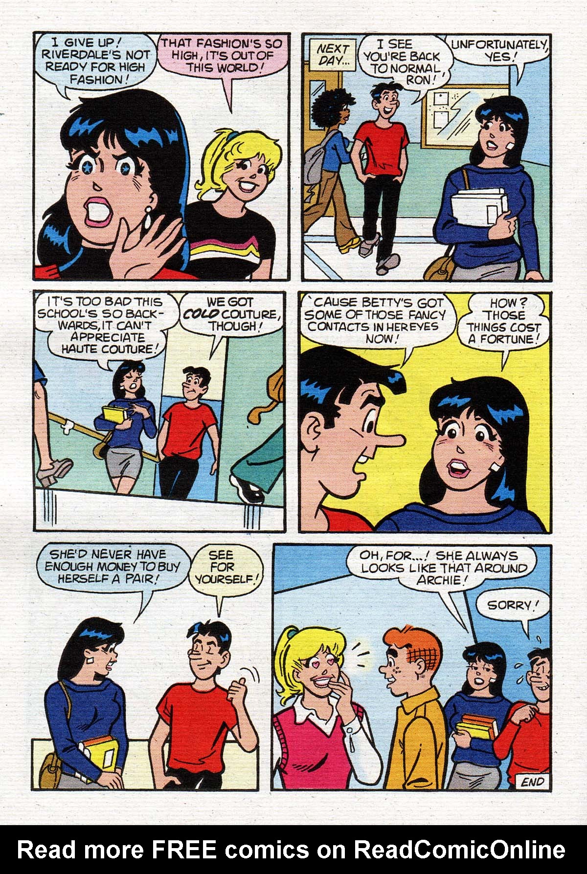 Read online Betty and Veronica Digest Magazine comic -  Issue #143 - 97