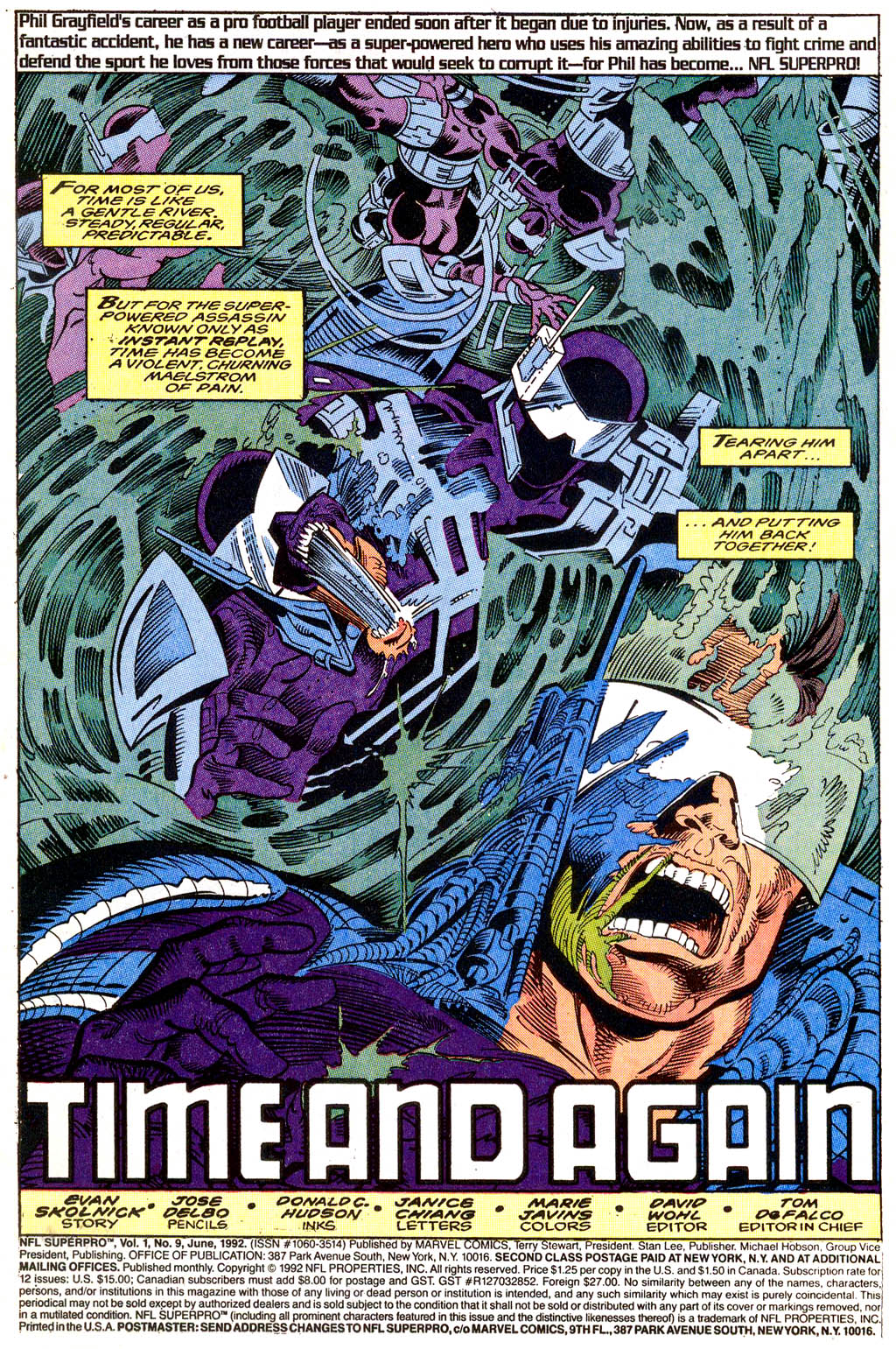 Read online NFL SuperPro comic -  Issue #9 - 2
