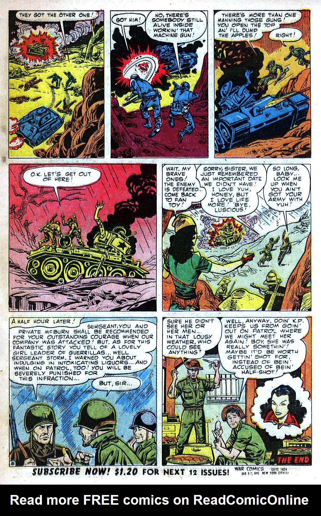 Read online War Comics comic -  Issue #7 - 15