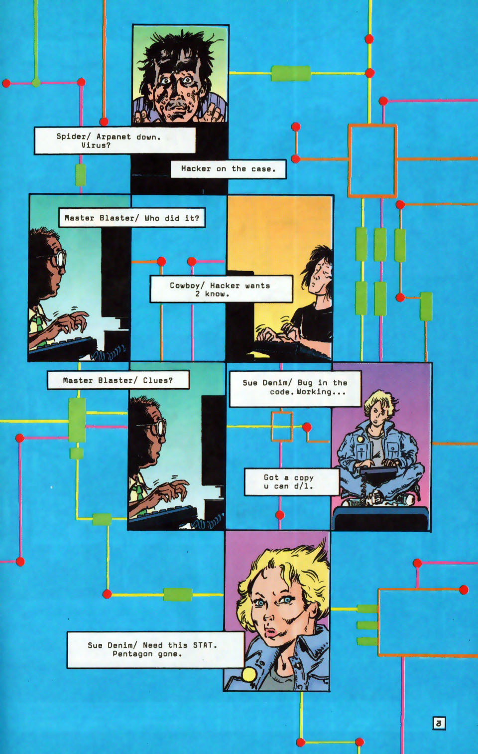 Read online The Hacker Files comic -  Issue #2 - 4