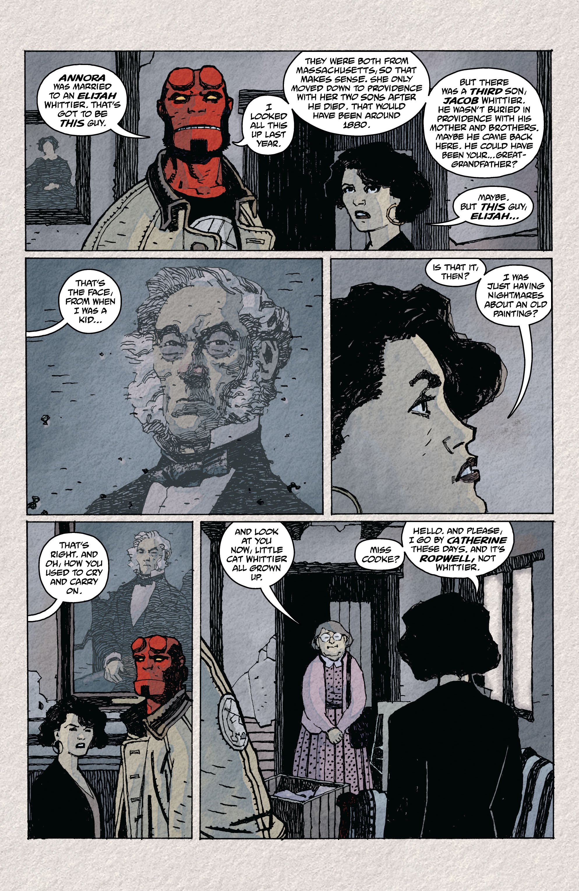 Read online Hellboy and the B.P.R.D.: Old Man Whittier comic -  Issue # Full - 6
